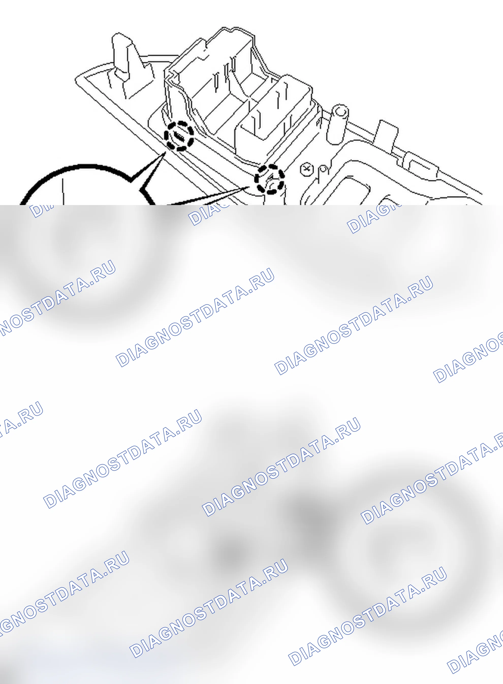 Рис. 21: ДЕМОНТАЖ. Lexus IS F I