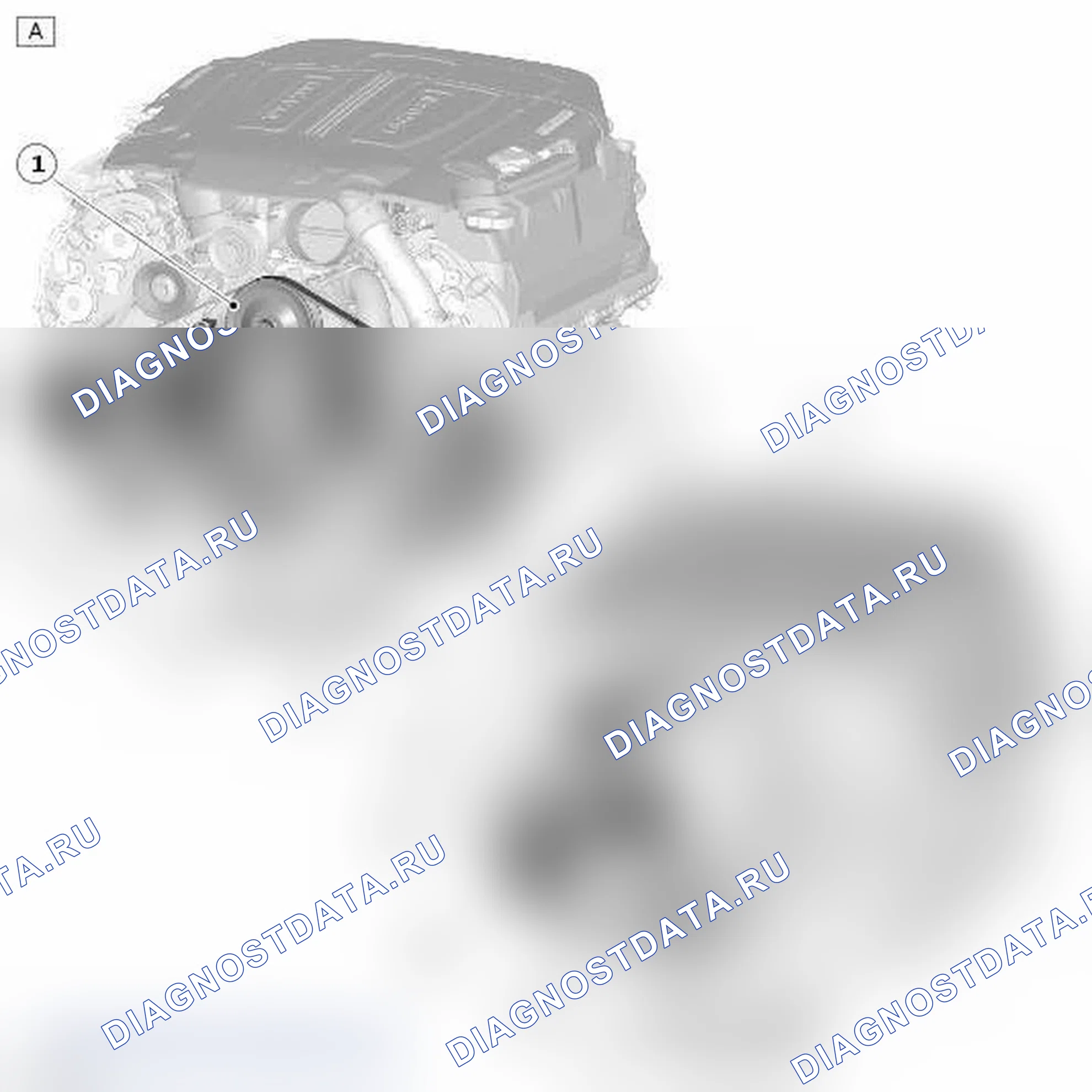 Рис. 1: РАСПОЛОЖЕНИЕ КОМПОНЕНТОВ. Jaguar XJ X351