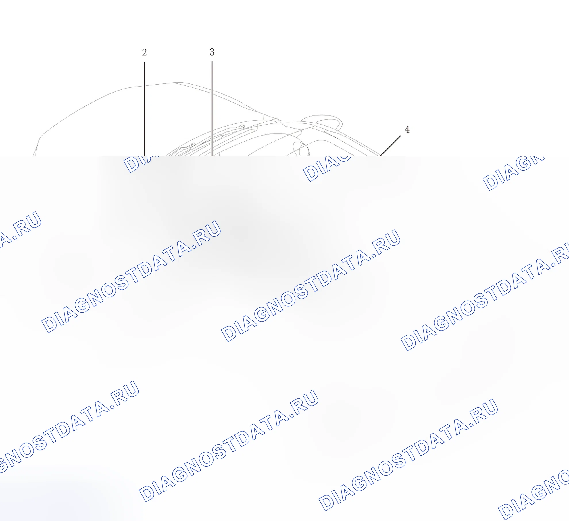 Схема расположения системы управления ESP — Wey Vv7-Gt-Limited. Wey VV7 GT Limited I