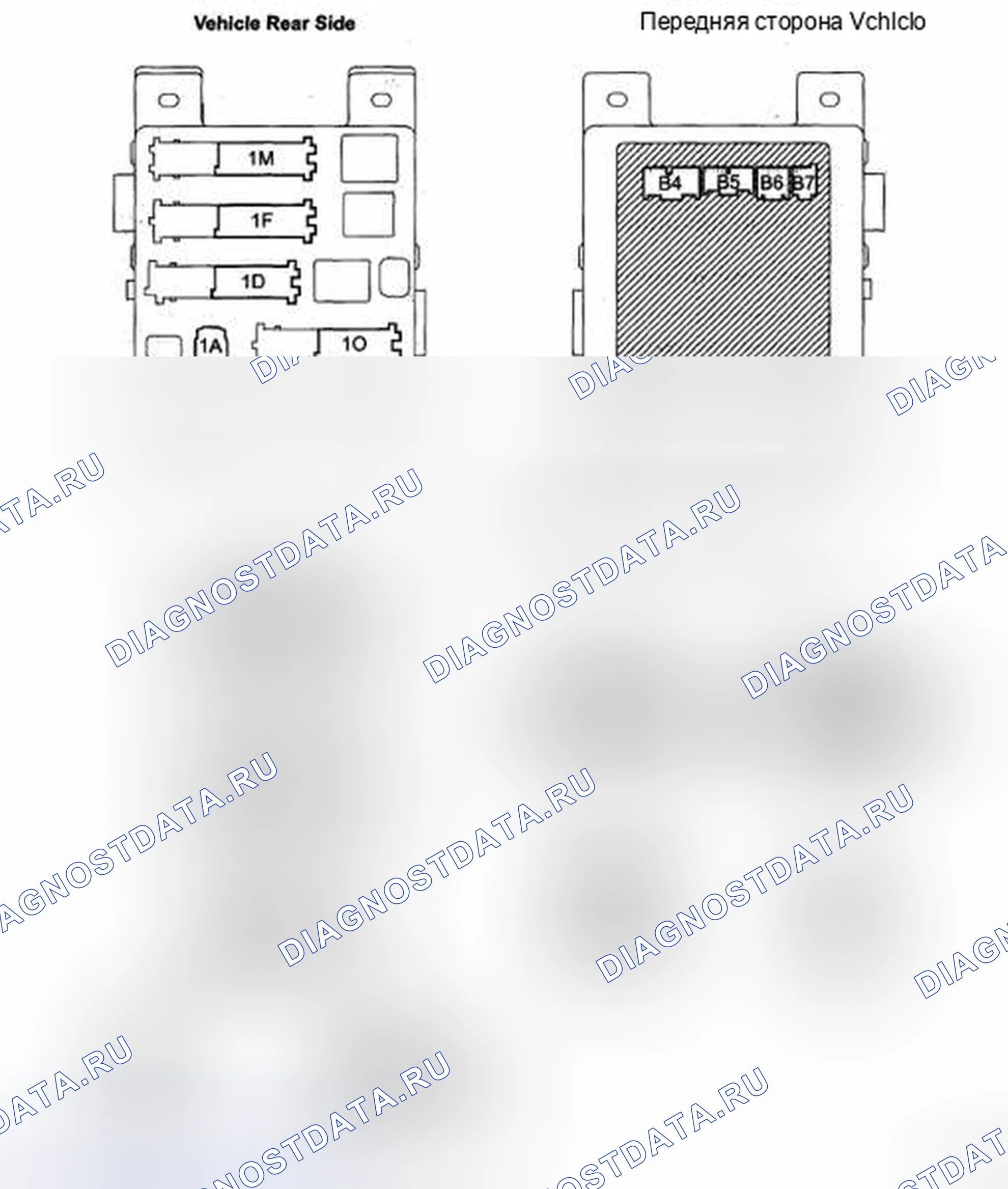 Рис. 55: КЛЕММЫ ЭБУ. Honda Accord IX