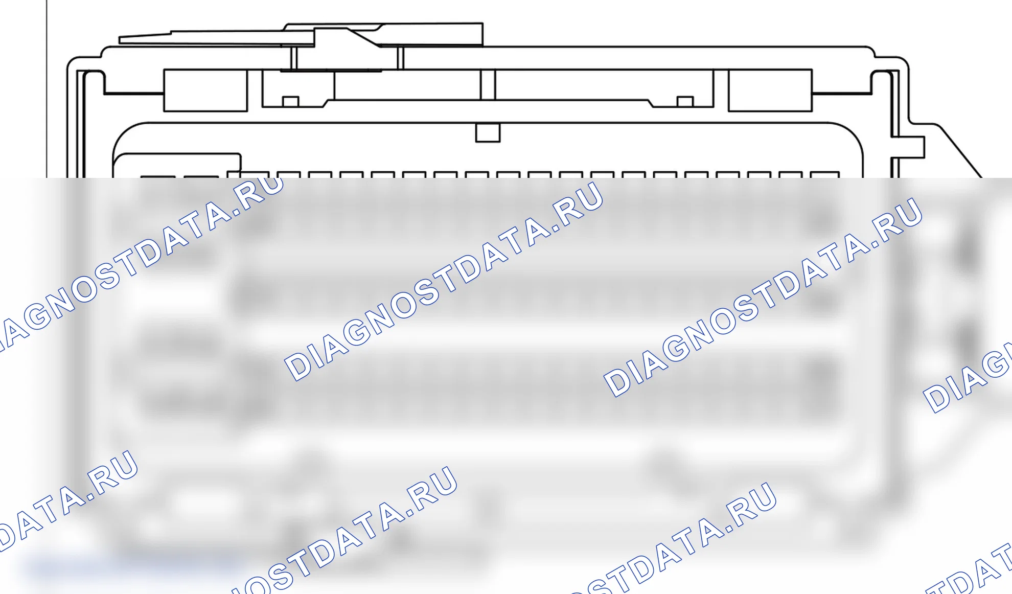 Распиновка разъёма E01-X02(B) — внешний вид и назначение контактов. Tank 300 I