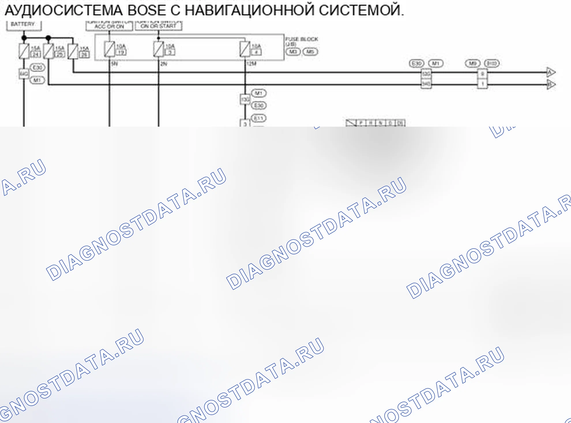 Рис. 584: электросхема. Nissan Altima L33