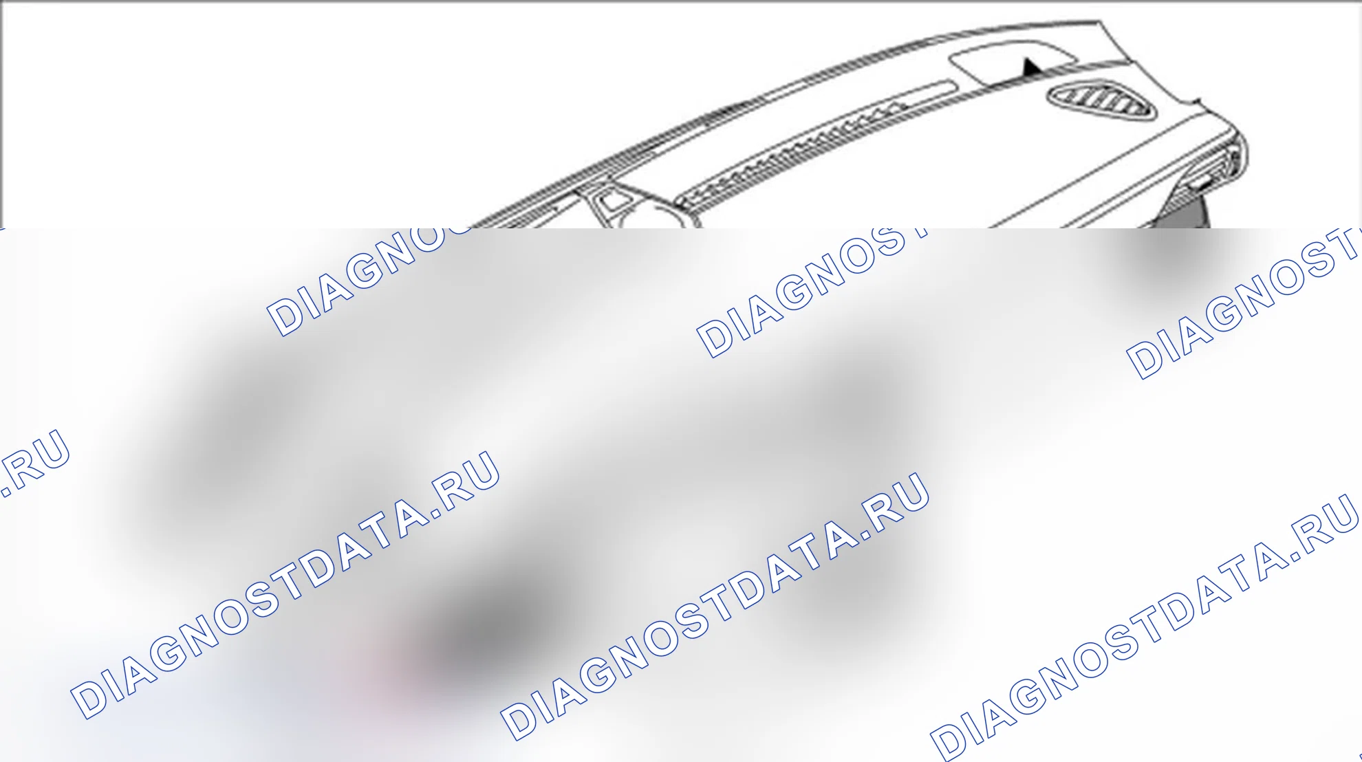 Рис. 48: Снятие крышки приборной панели. Porsche 911 GT3 997