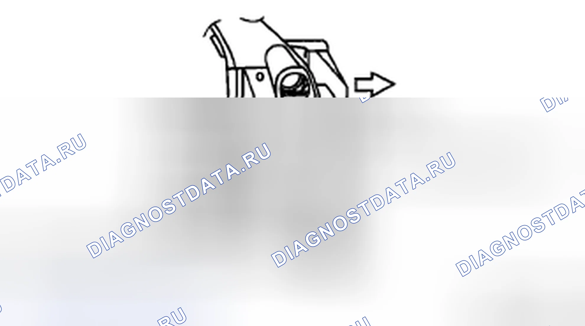 Рис. 7: Примечание по монтажу канала аккумуляторной батареи. Honda CR-V IV
