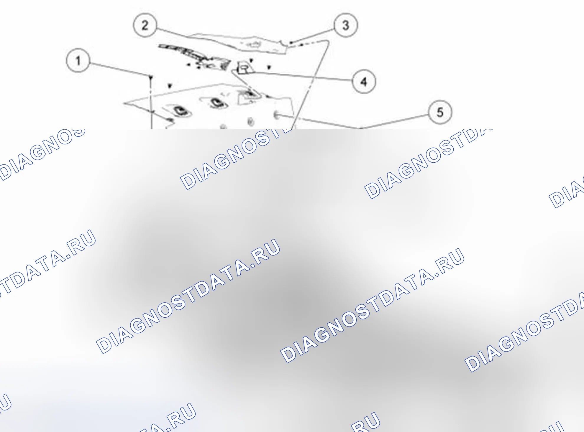Рис. 16: Полка для посылок - 4-дверный седан. Ford Fiesta Mk6