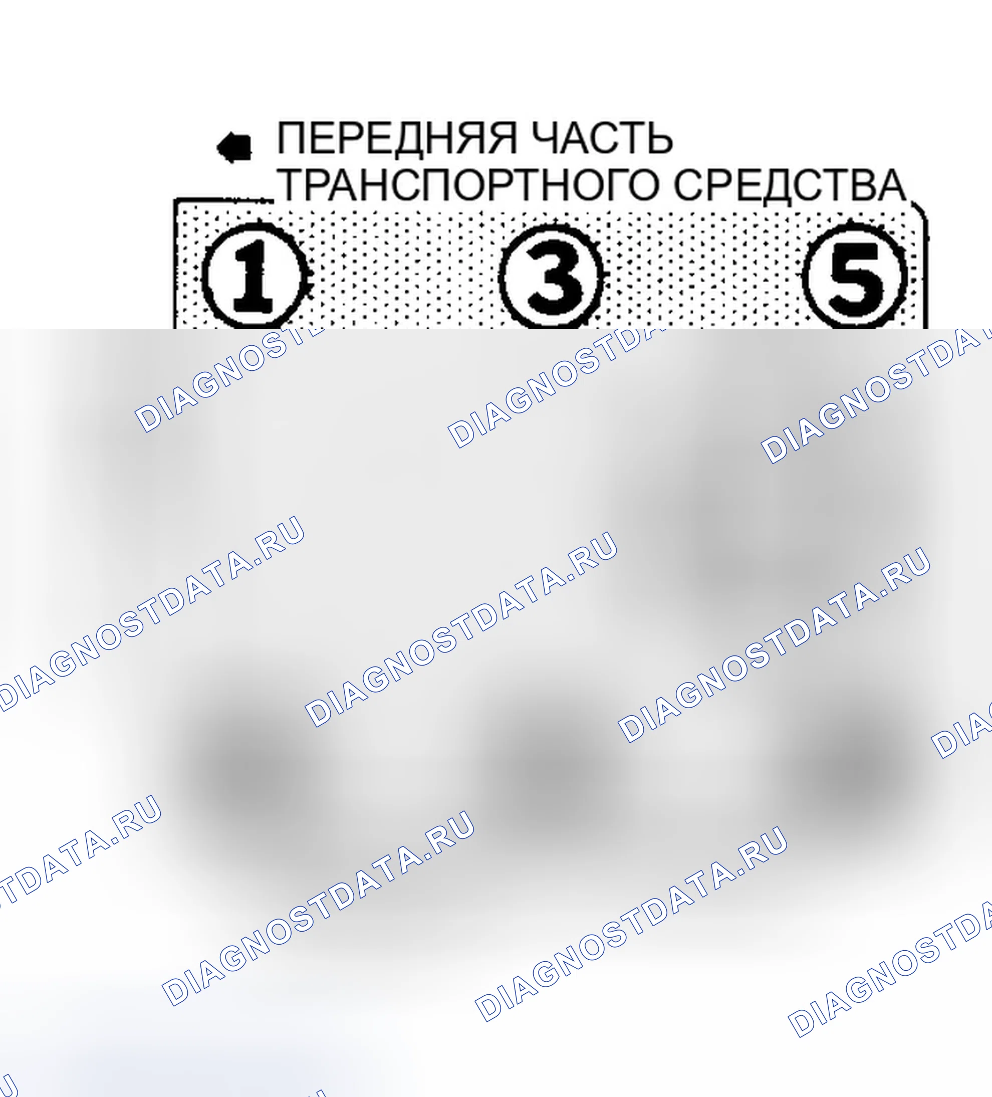 Рис. 3: Порядок отстрела и метки времени (3.1L). GMC Pickup C1500 