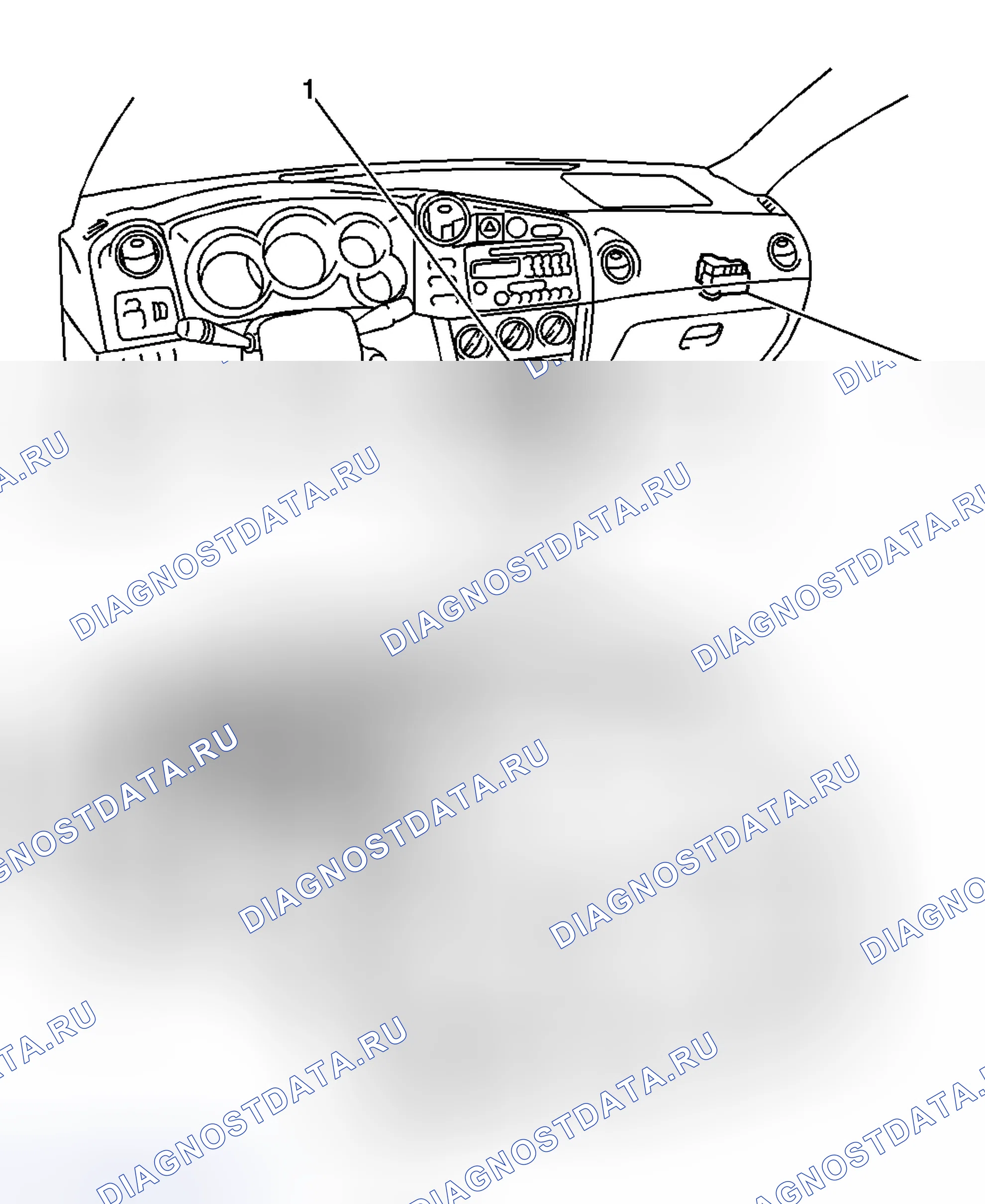 Рис. 3: Виды компонентов электрической розетки. Pontiac Vibe I рестайлинг