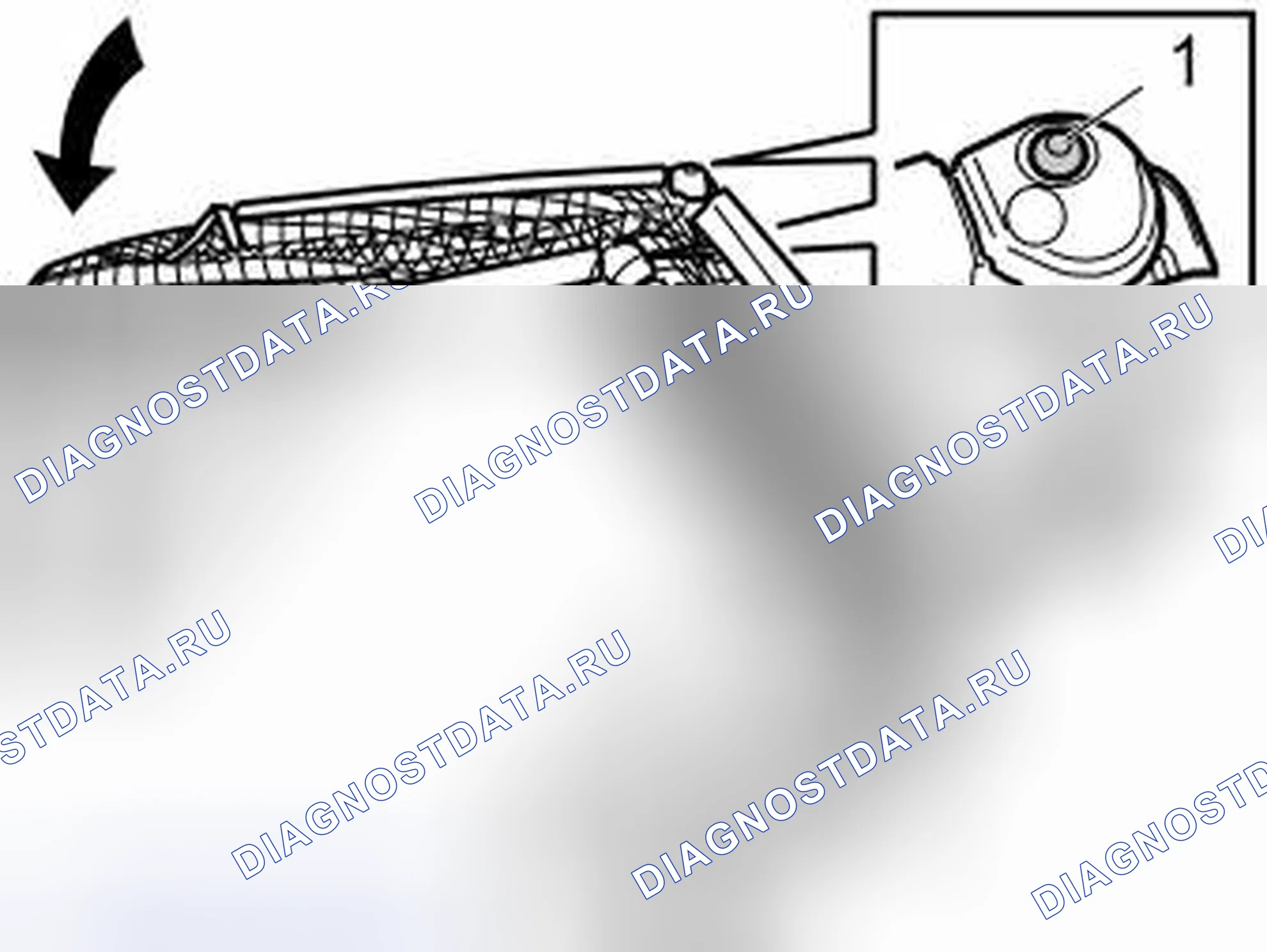 Рис. 463: Складывание страховочной сетки. Volvo XC70 I рестайлинг