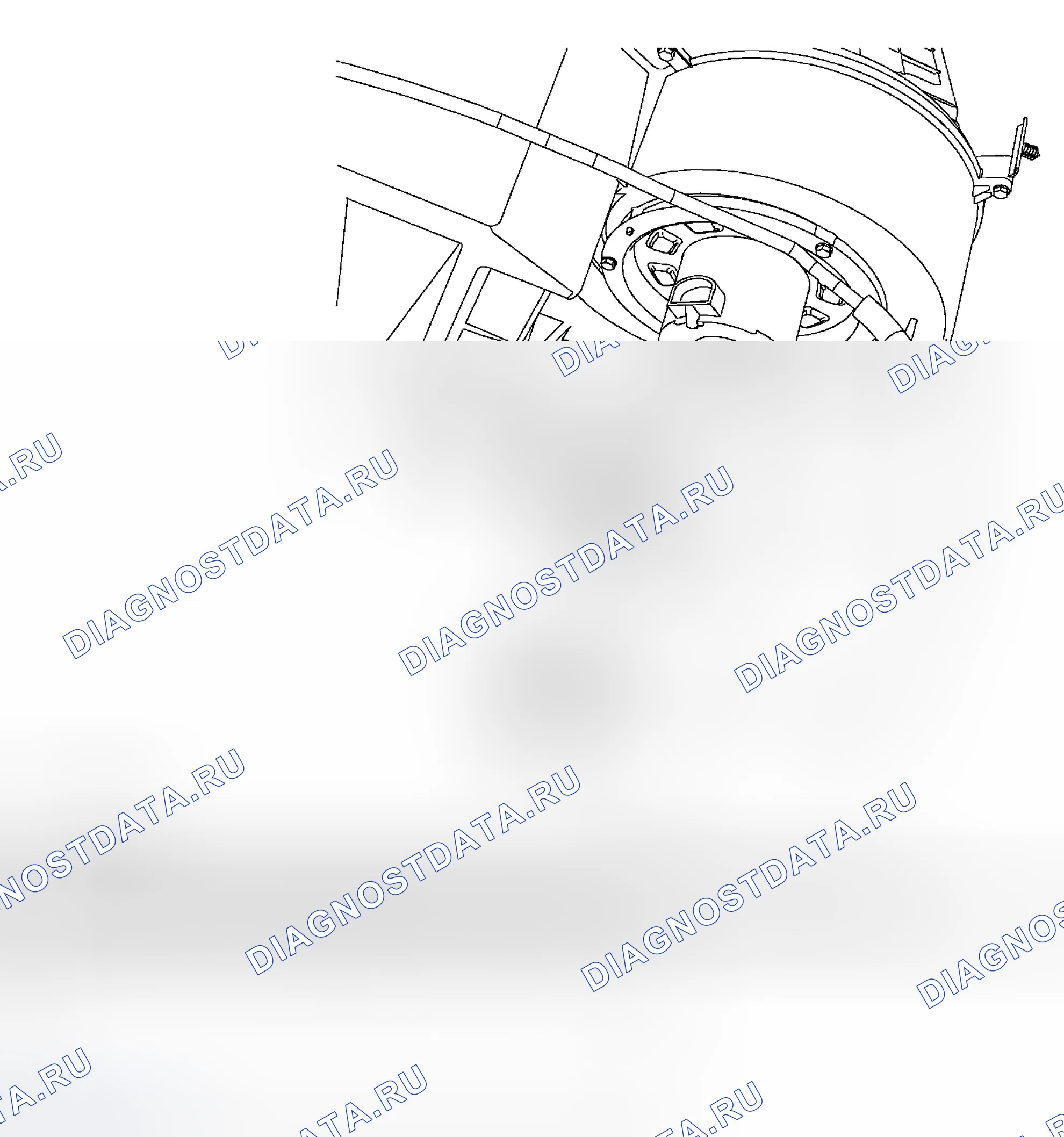 Рис. 9: Резистор двигателя воздуходувки. Ford Escape I рестайлинг