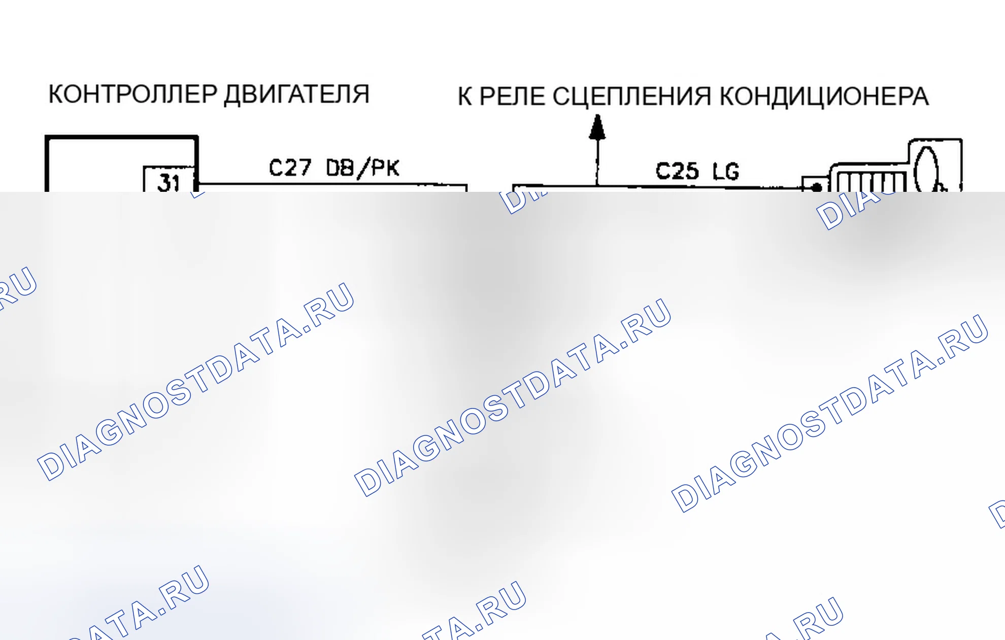 Рис. 310: Тест DR-24A Код 35: Принципиальная схема.. Dodge Spirit I