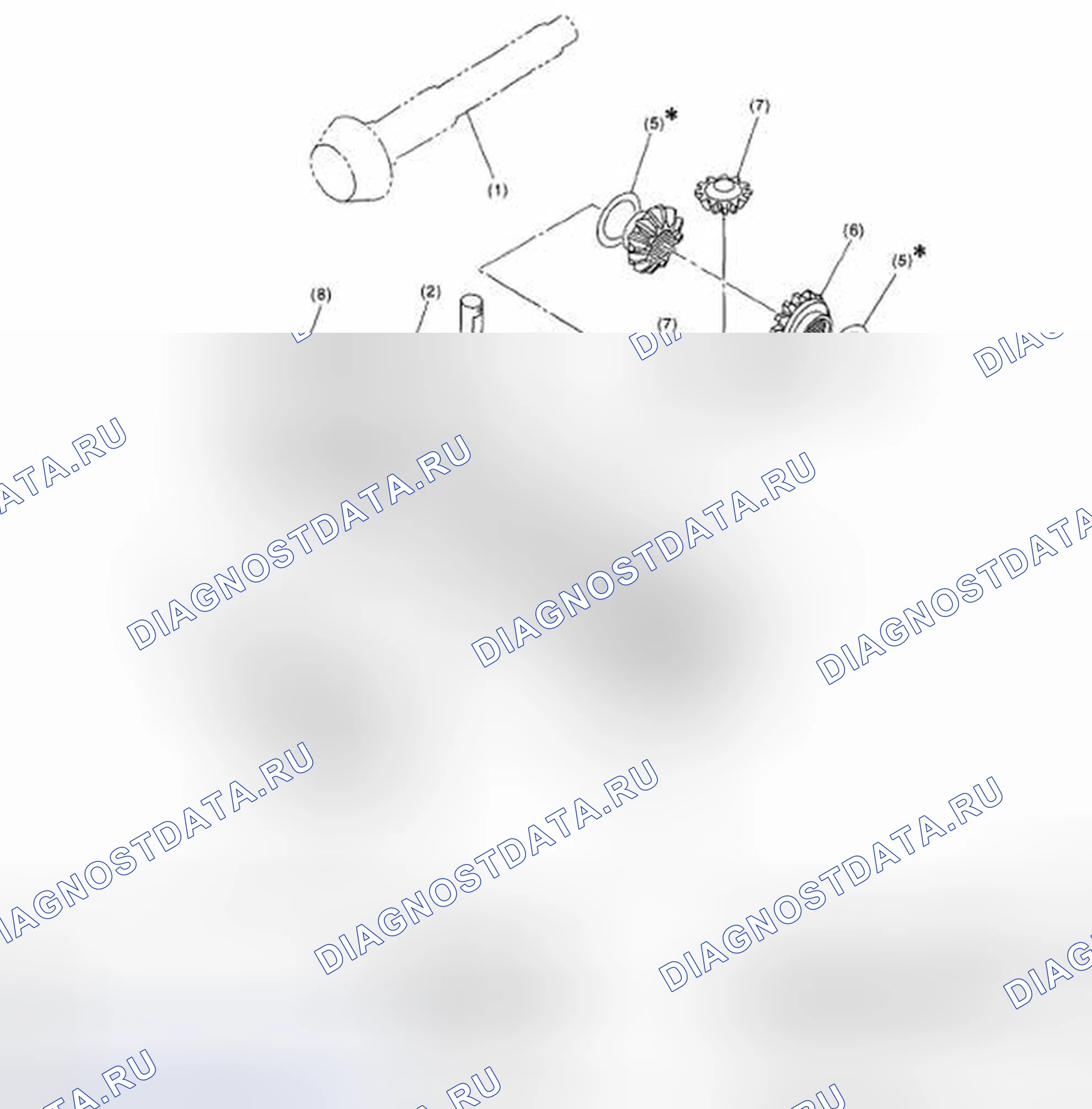Рис. 22: ПЕРЕДНИЙ ДИФФЕРЕНЦИАЛ. Honda Vezel I