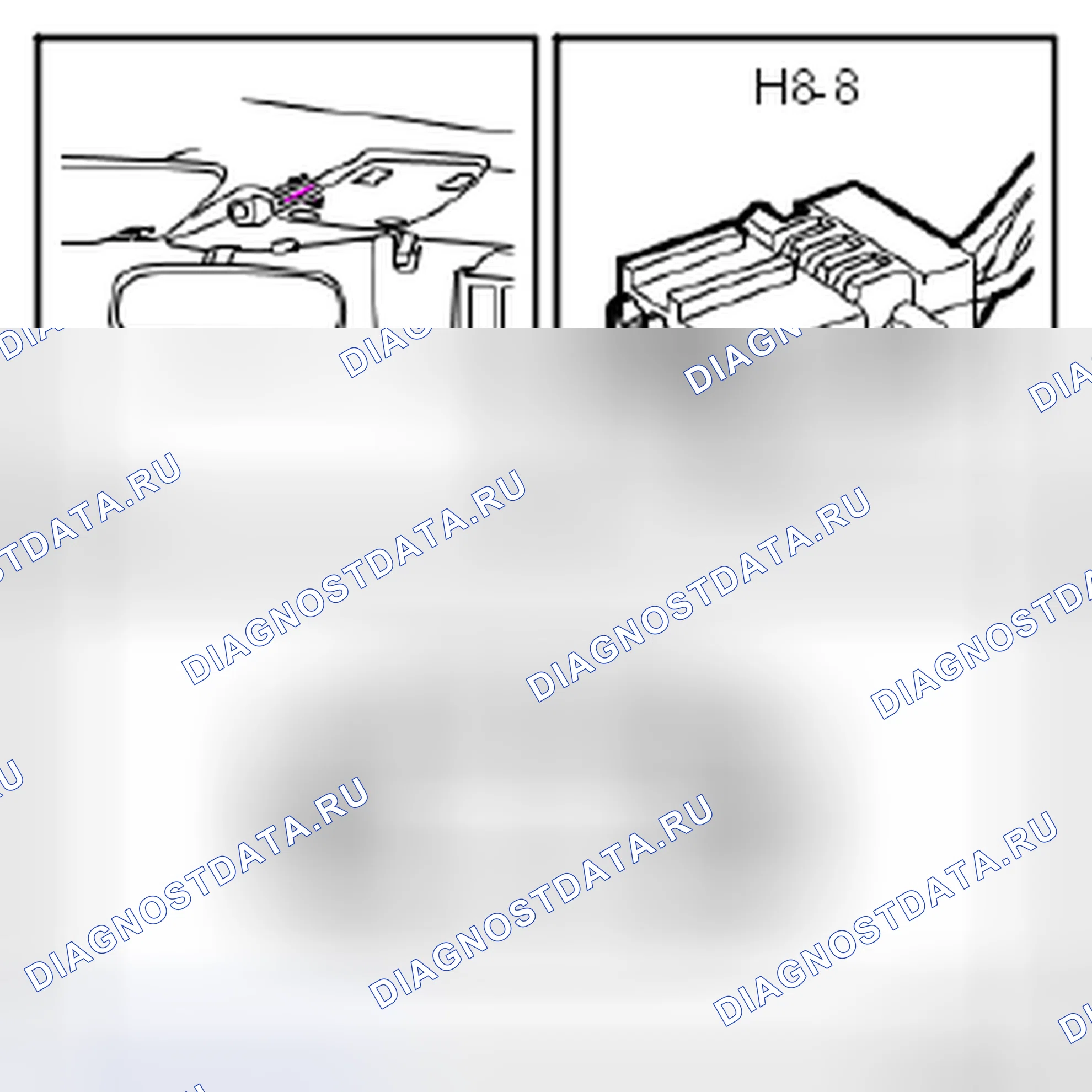 Рис. 753: Разъем H8-8. Kia Optima II