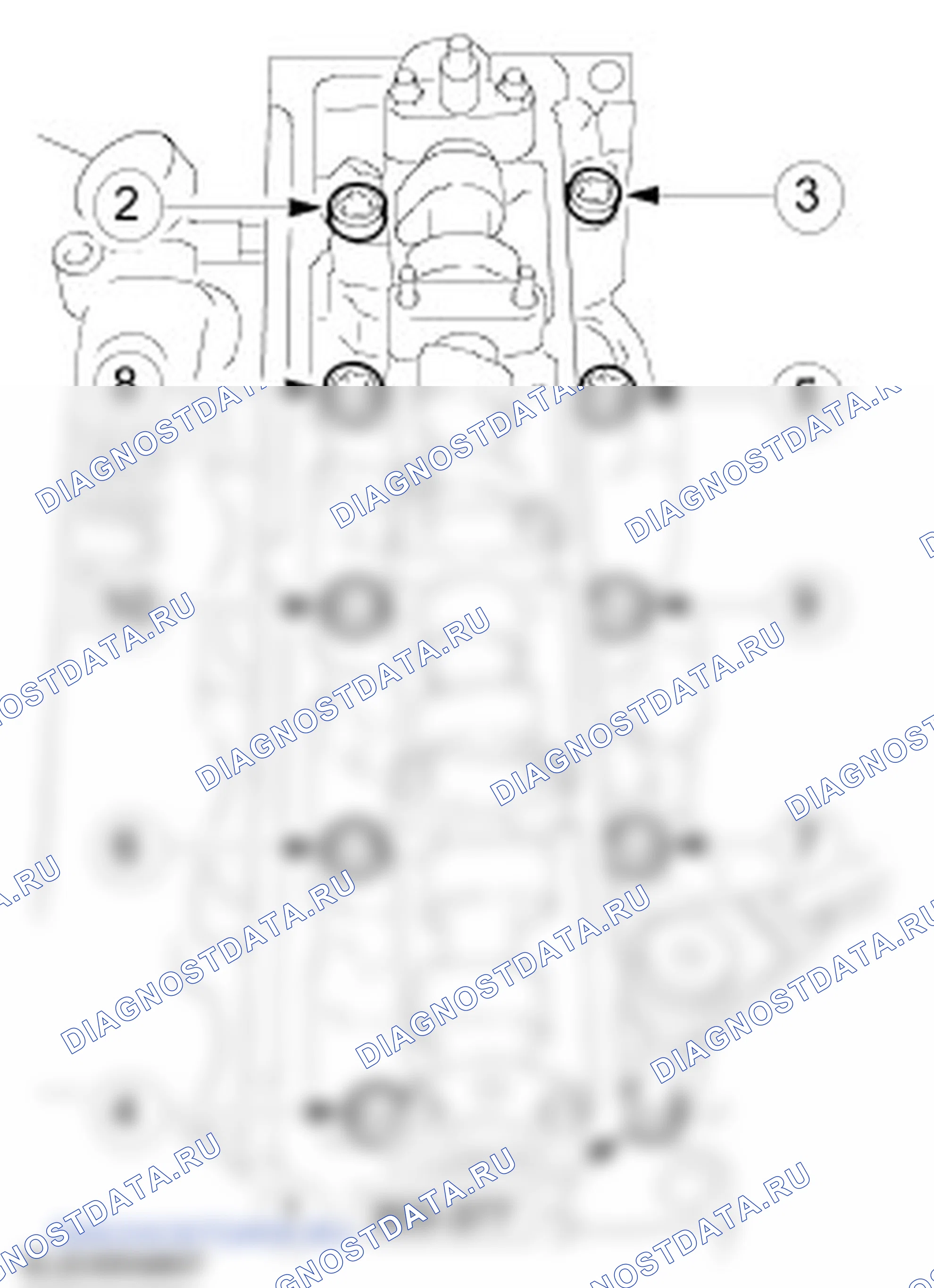 Разборка двигатель. Ford Mondeo II