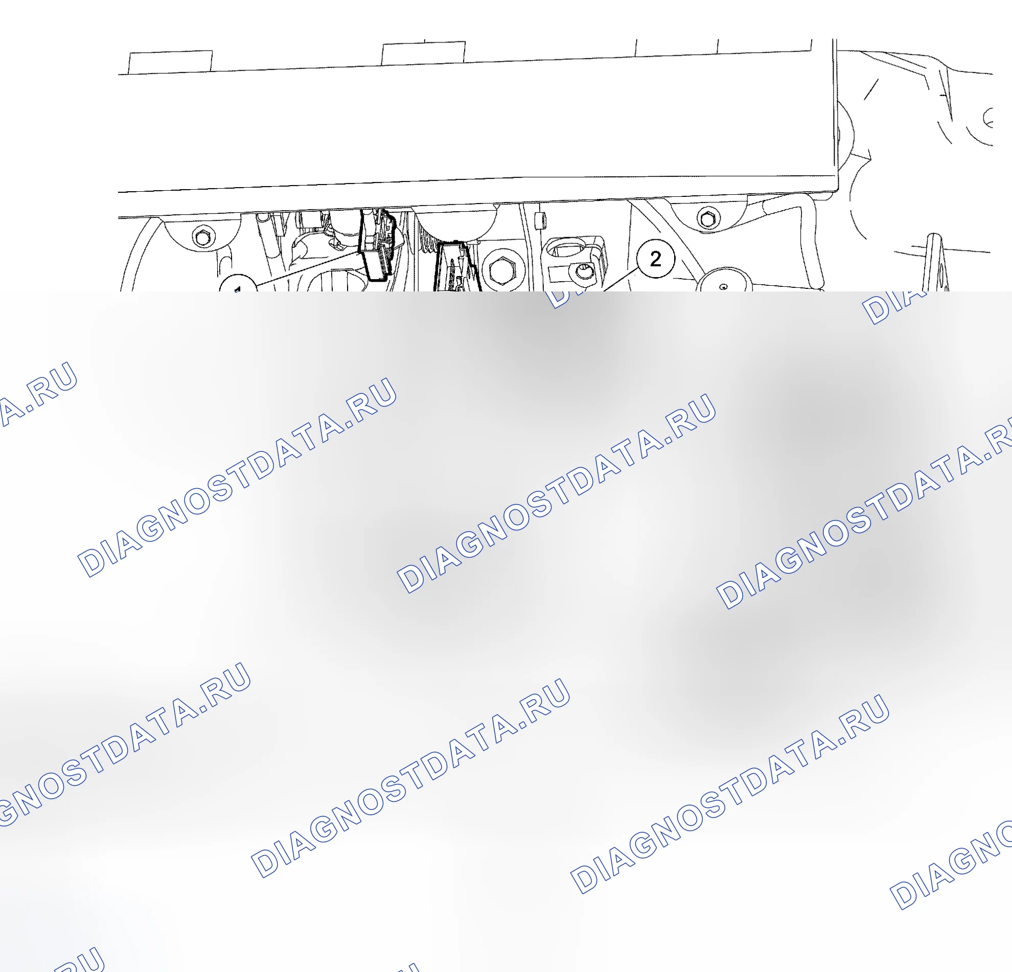 Рис. 152: Выключатель стоп-сигнала. Ford Pickup F350 Super Duty 