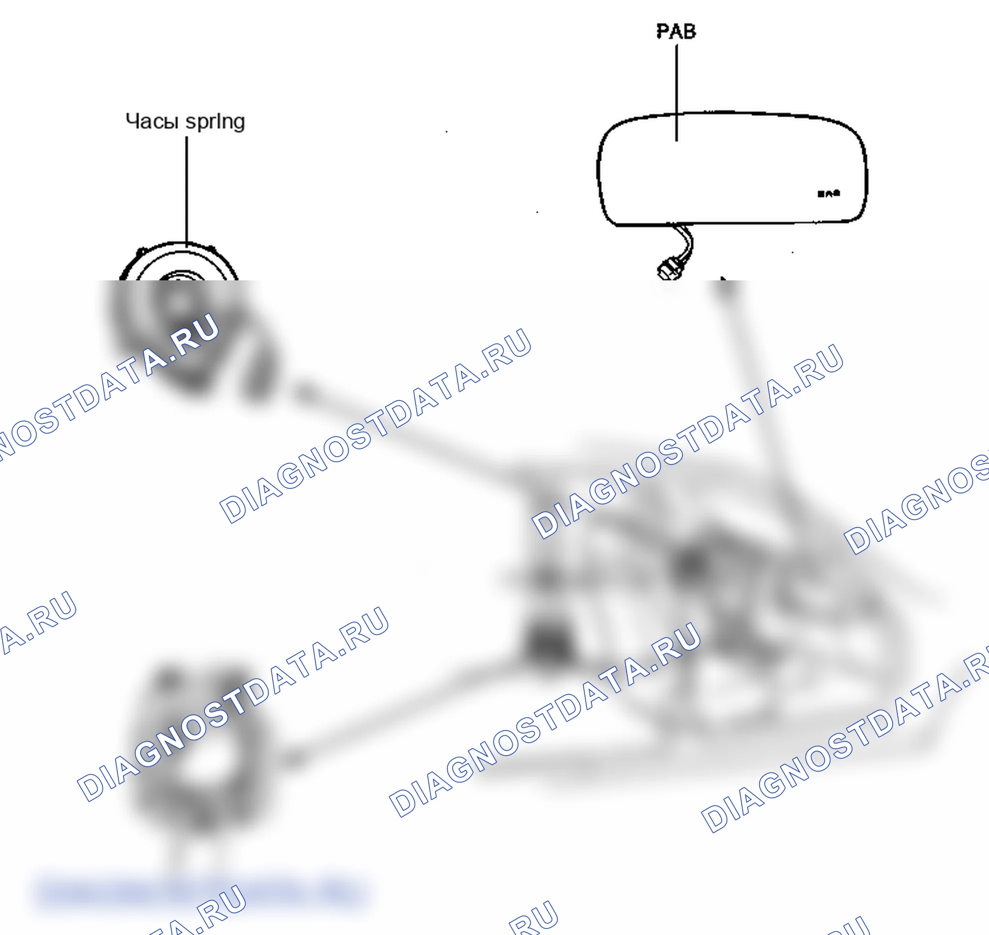 Расположение компонентов и компонентов. Hyundai Accent LC