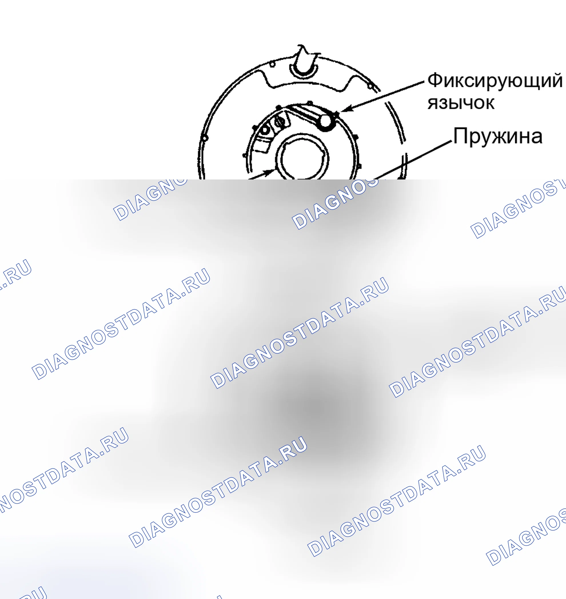 Рис. 45: УЗЕЛ ЦЕНТРИРУЮЩЕЙ КАТУШКИ. Hyundai Verna II