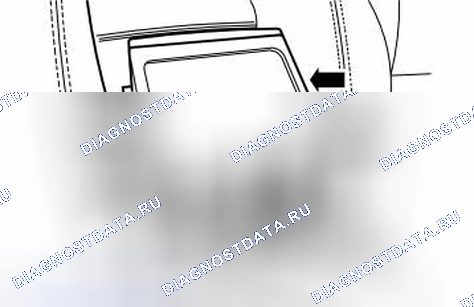 Рис. 33: Удаление DVD-плеера. Volvo V70 II рестайлинг