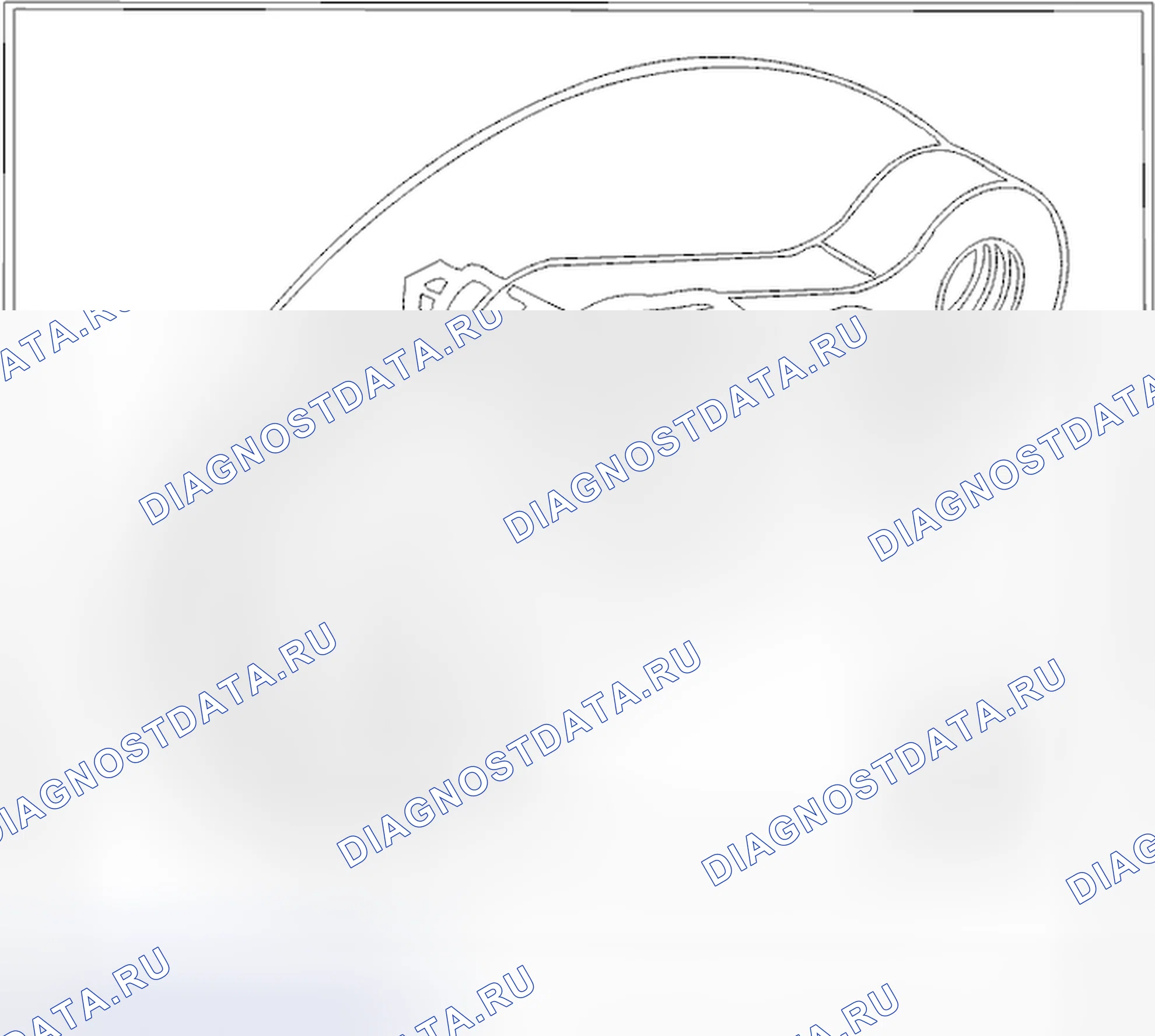 Рис. 311: Снятие колесных датчиков. Volvo C70 I