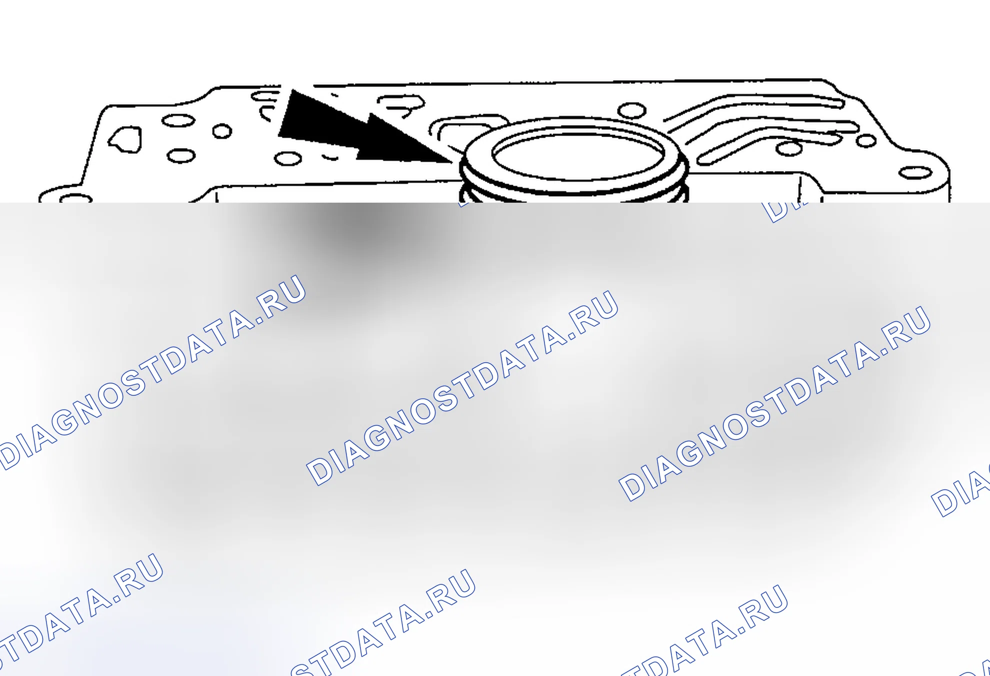 Рис. 531: Поз. 69. Уплотнительные кольца корпуса соленоида. Примечание. Hyundai Nexo I