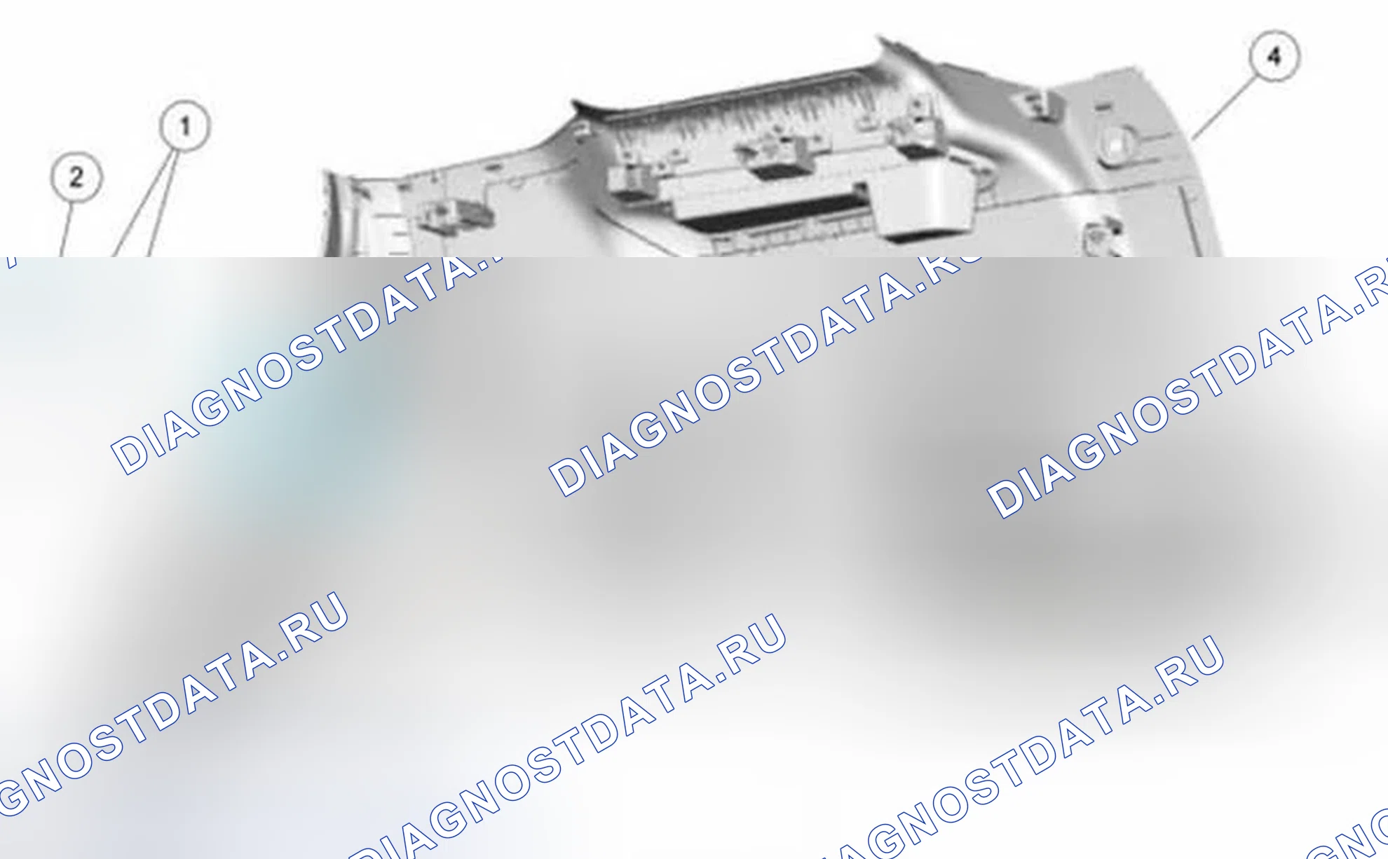 Рис. 84: Разнесенный вид. Ford Explorer V