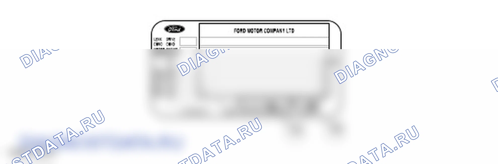 Идентификация автомобиля (VIN) Расположение пластин: описание и работа. Ford Mondeo I