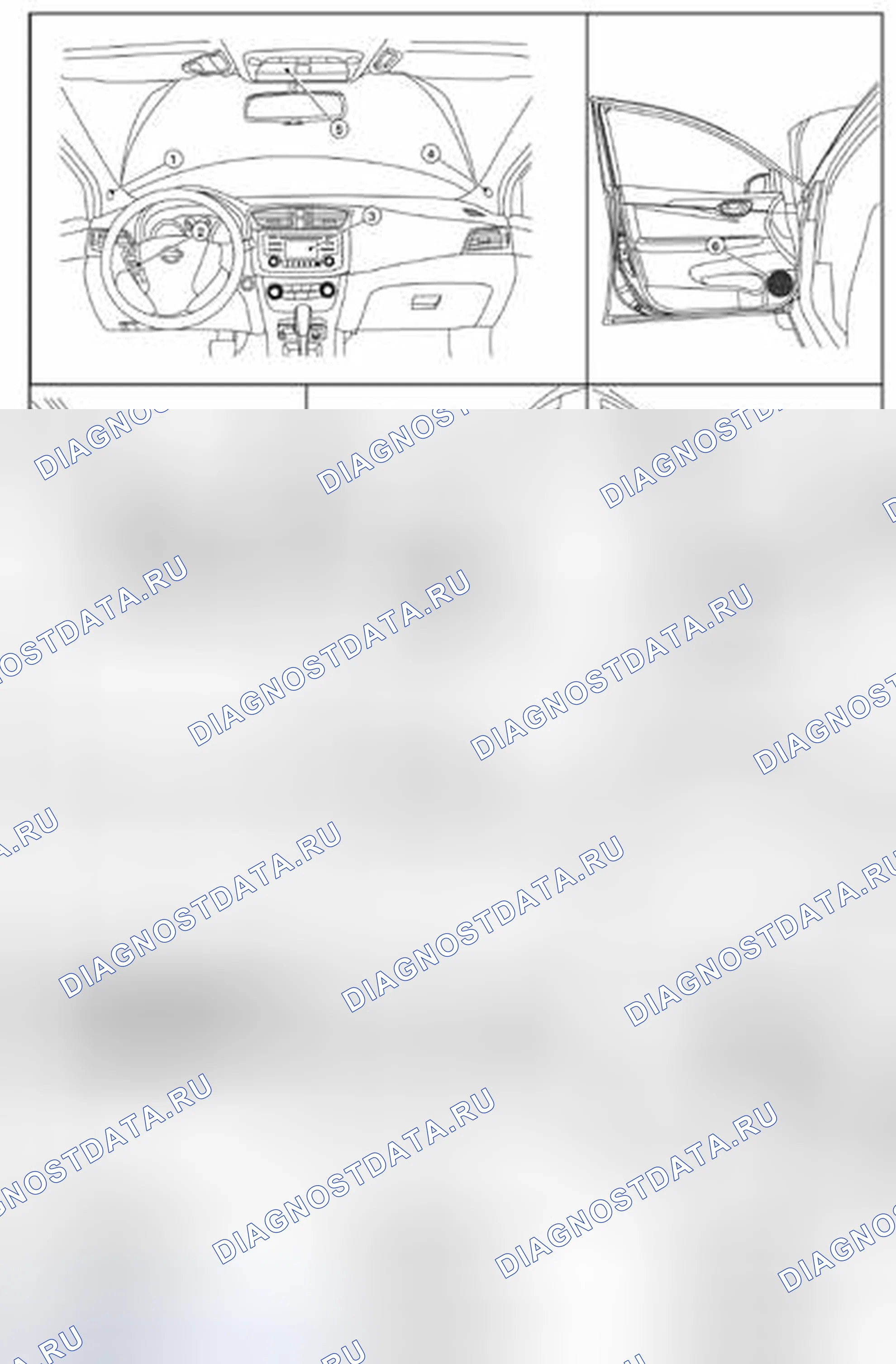Рис. 196: Расположение компонентов. Nissan Sentra B17 рестайлинг