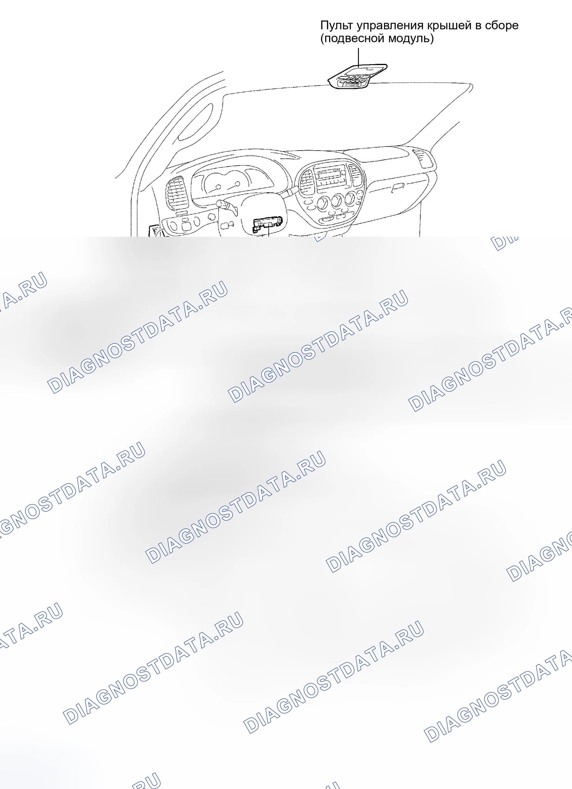 Рис. 9: РАСПОЛОЖЕНИЕ ДЕТАЛЕЙ. Toyota Tundra I рестайлинг