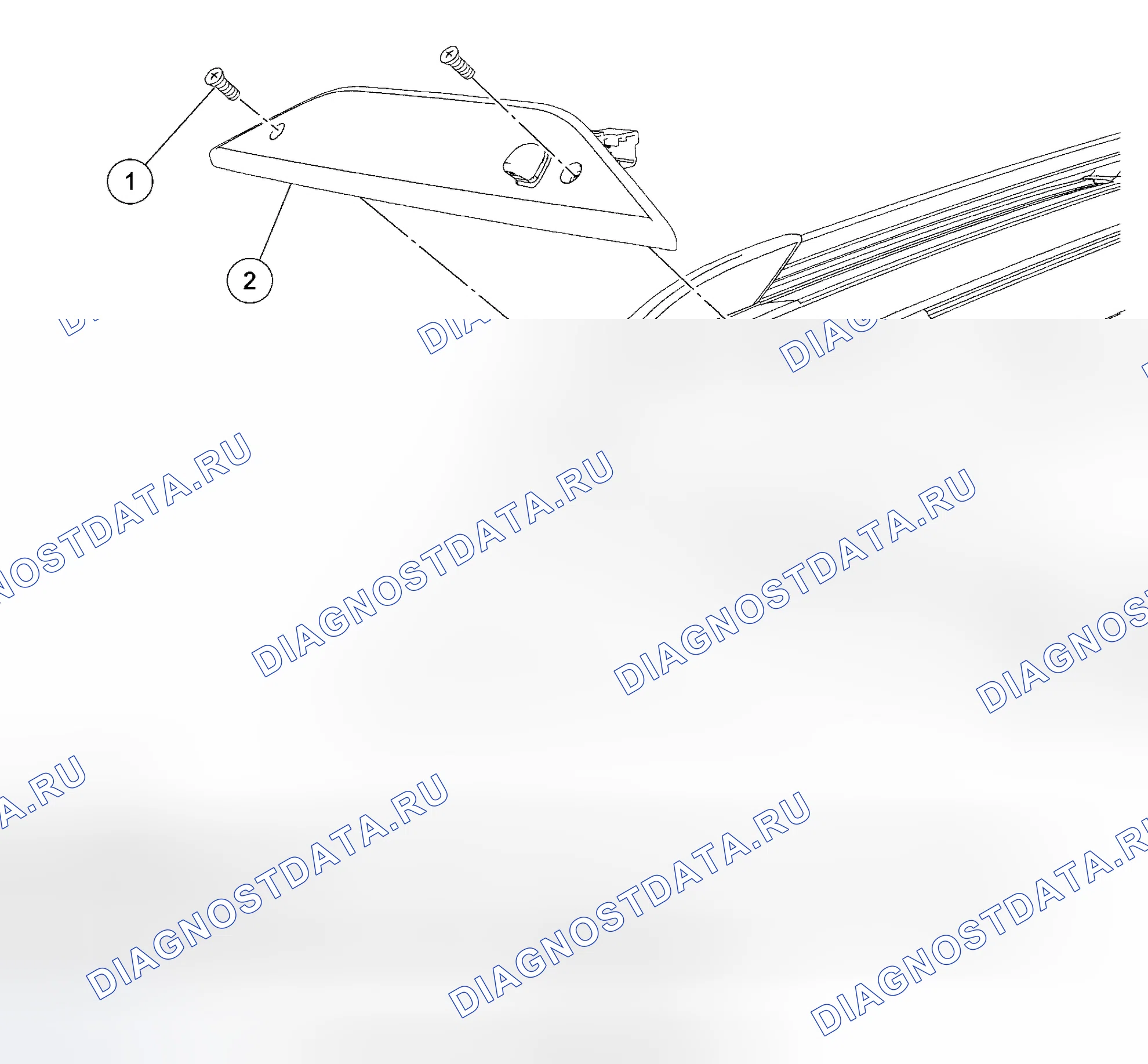 Рис. 50: высокий Mounted Stoplamp - Freestyle. Ford Five Hundred I