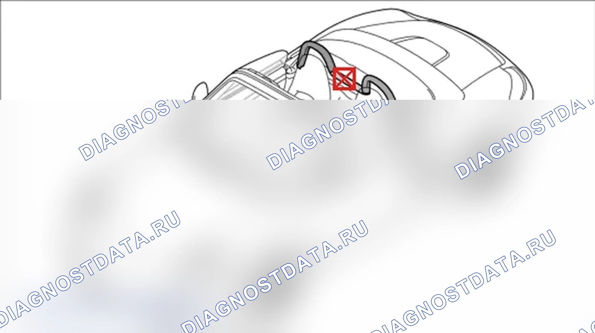 Рис. 215: Снятие облицовки для перекладины. Porsche Boxster S 987