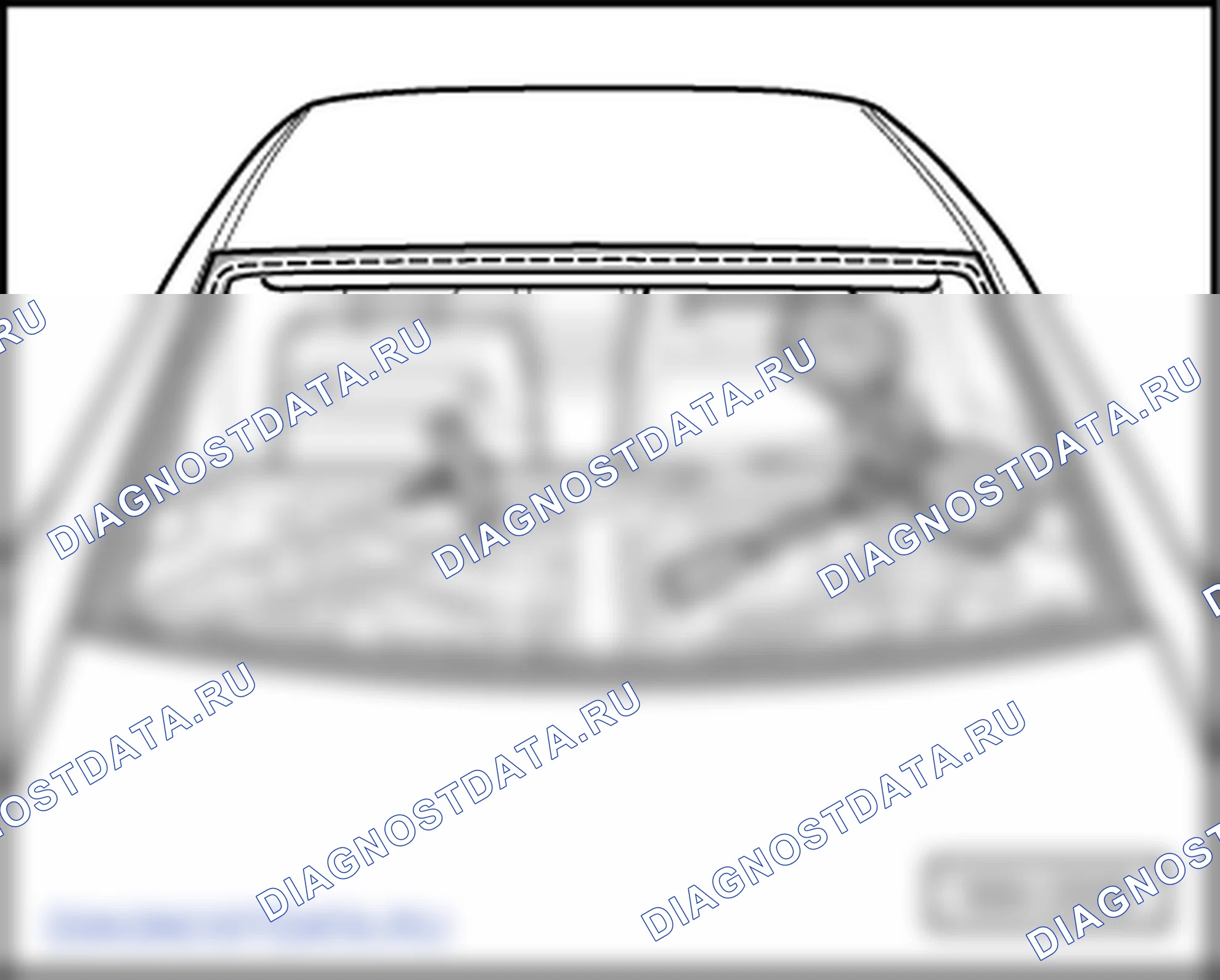 Стекла, приклеенные с силовым замыканием. Volkswagen Phaeton I