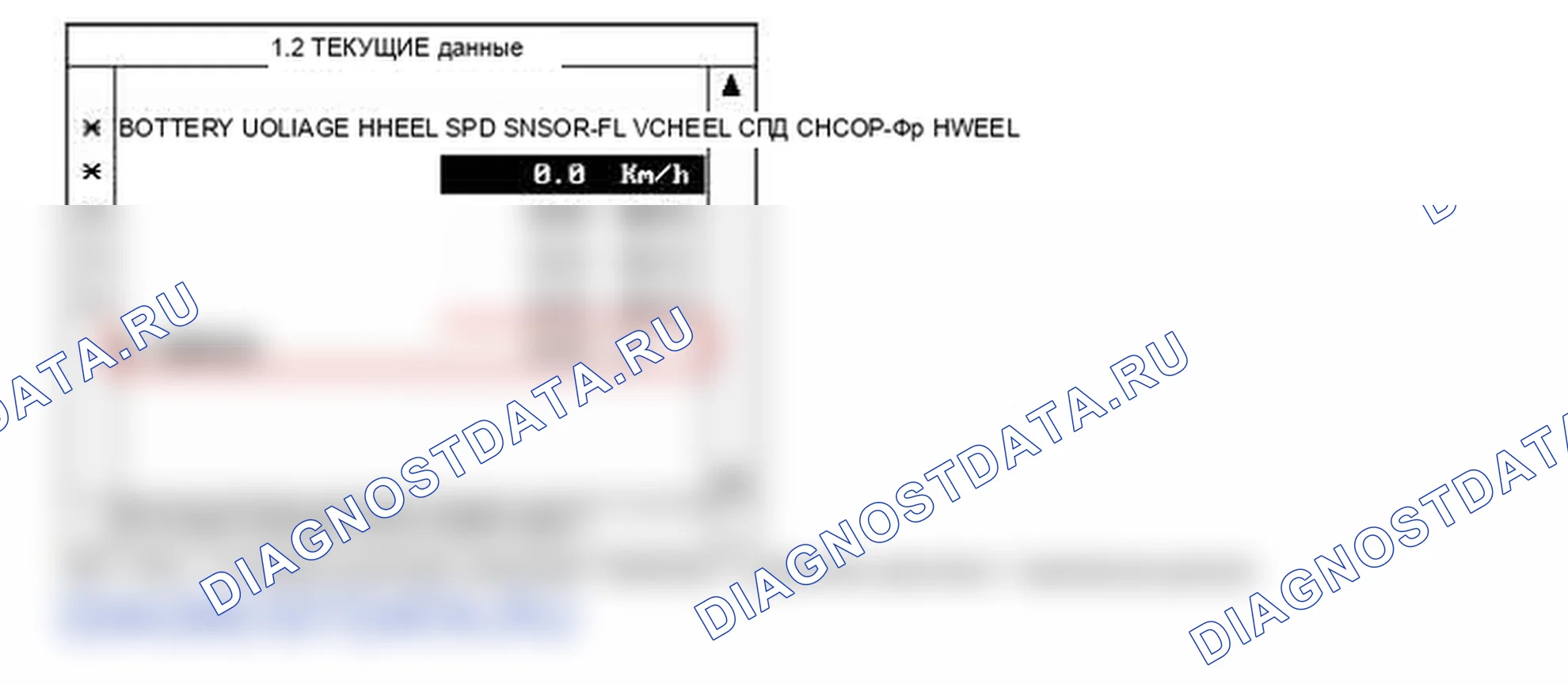 C1274: Продольная ошибка датчика G. Kia Sorento BL