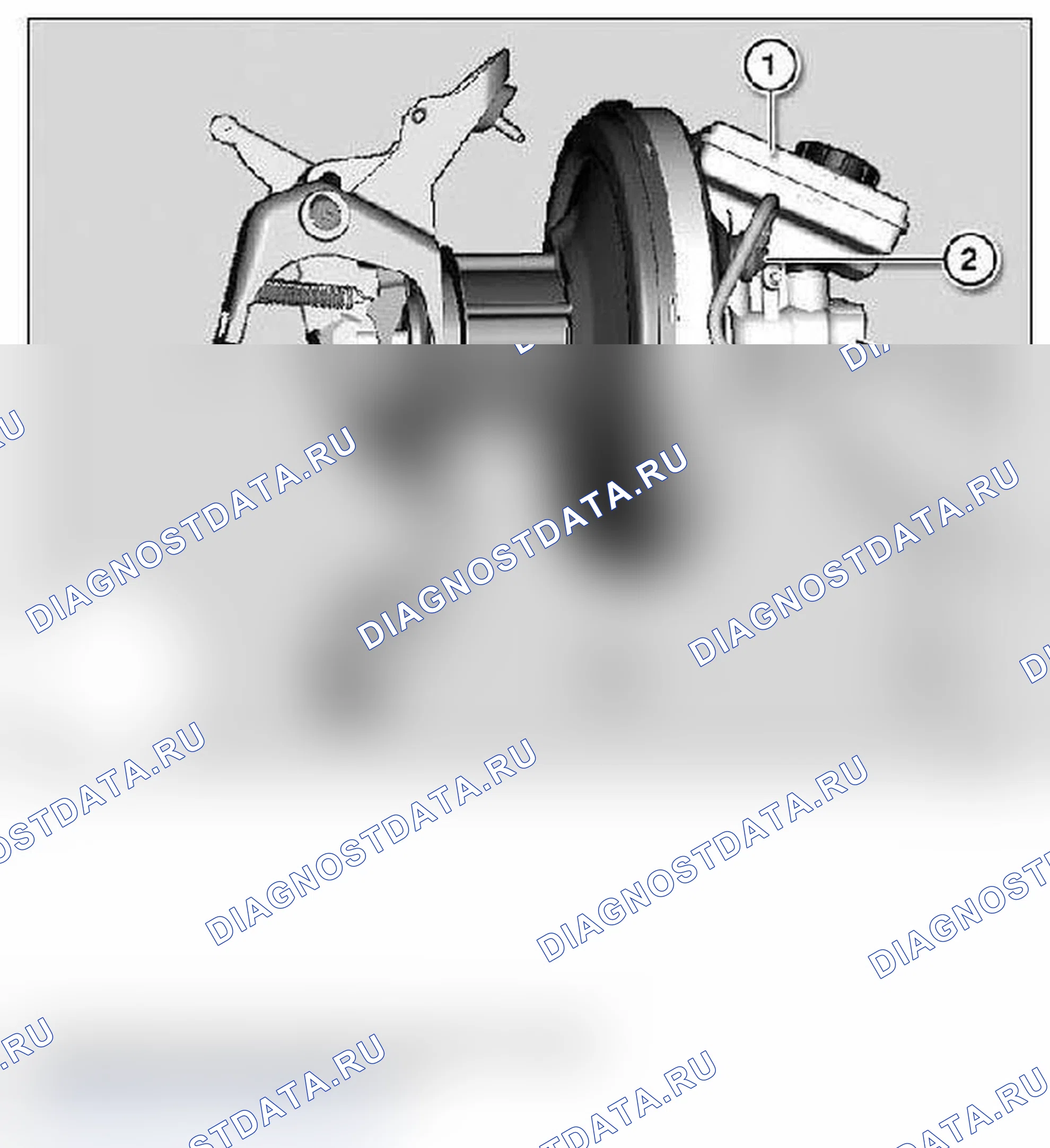 Рис. 349: 34 31... Обзор главного тормозного цилиндра/усилителя тормозов. MINI Cooper Clubman I рестайлинг