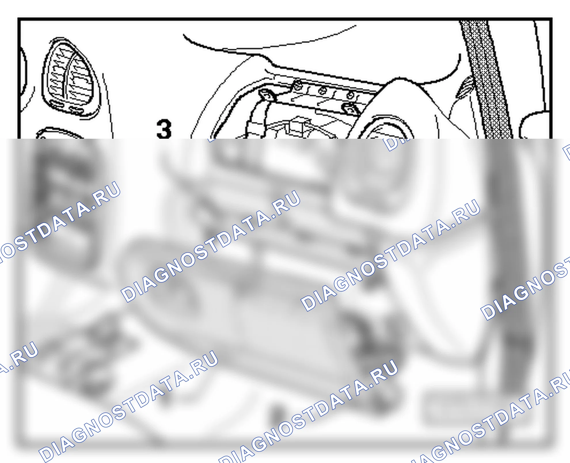 Приборная панель (общий ремонт кузова, внутренняя часть) (см. 2). SEAT Alhambra I