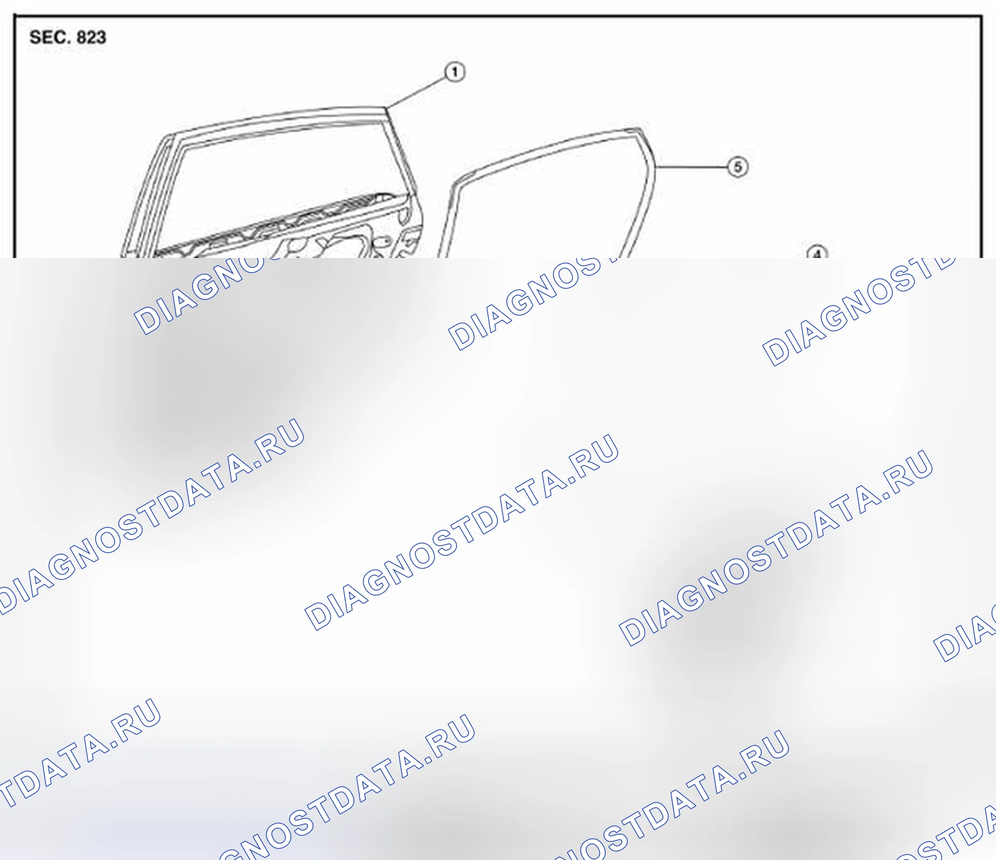 Рис. 25: Разнесенный вид. Nissan Sentra B17 рестайлинг