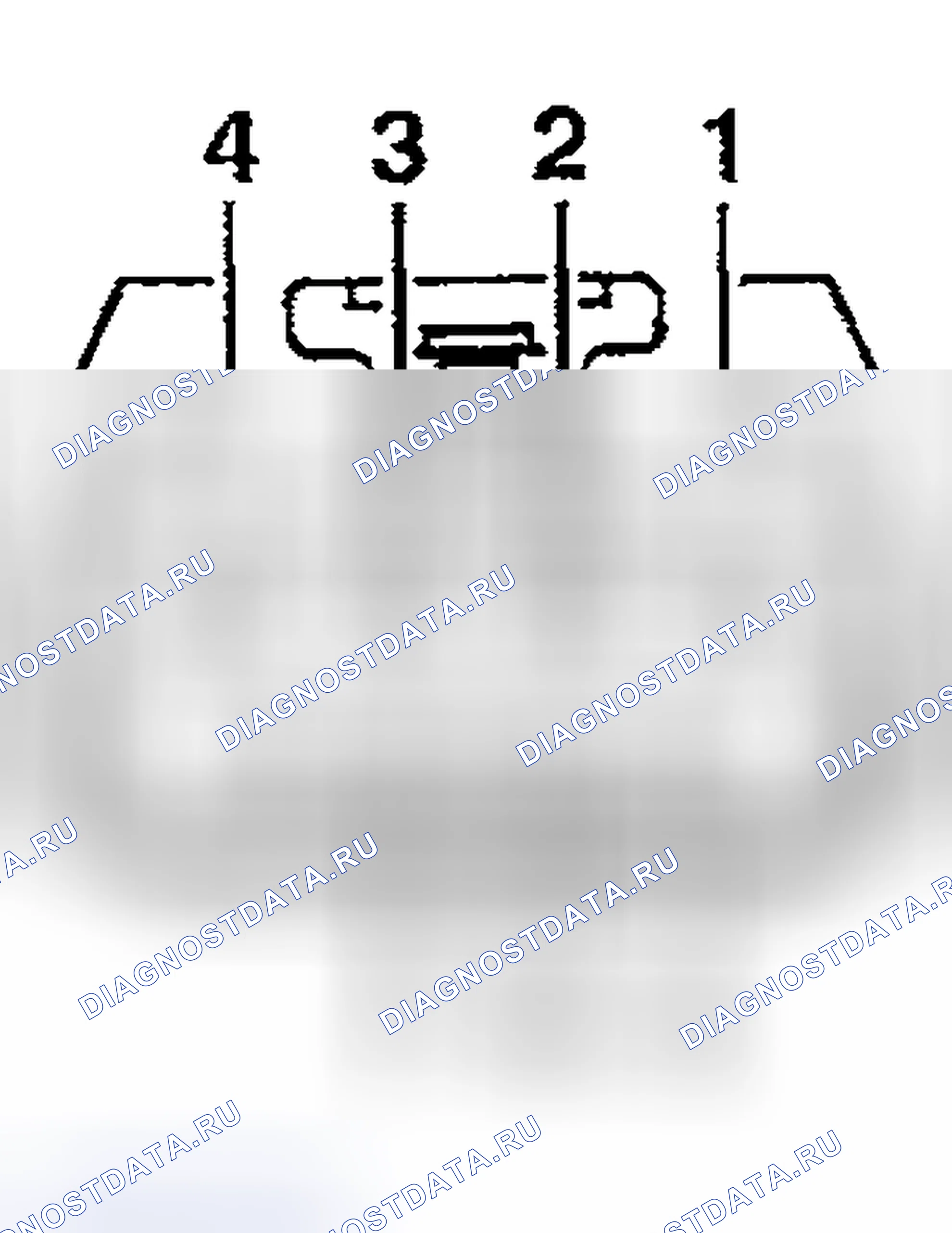 Рис. 202: Двигатель заднего стеклоочистителя C4171. Hyundai Nexo I