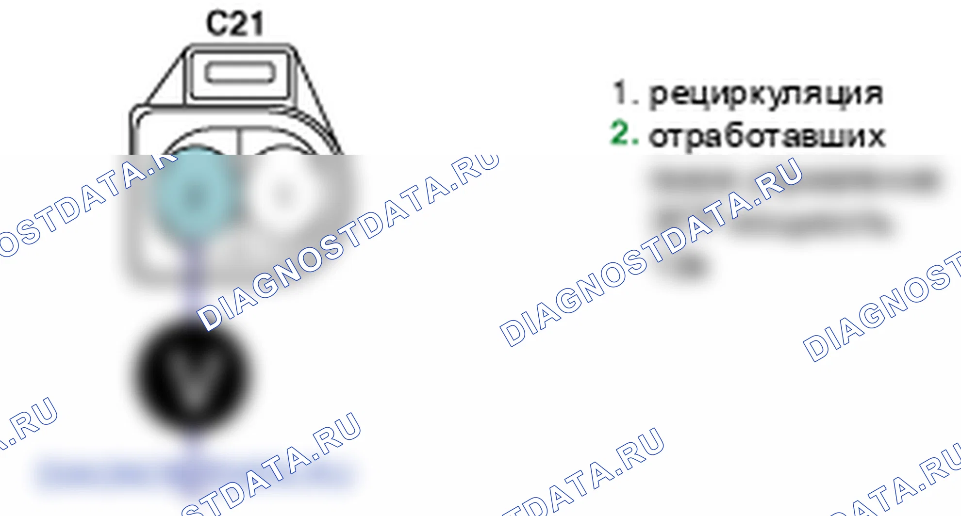 Контроль проводов — P0489. Kia Sorento BL