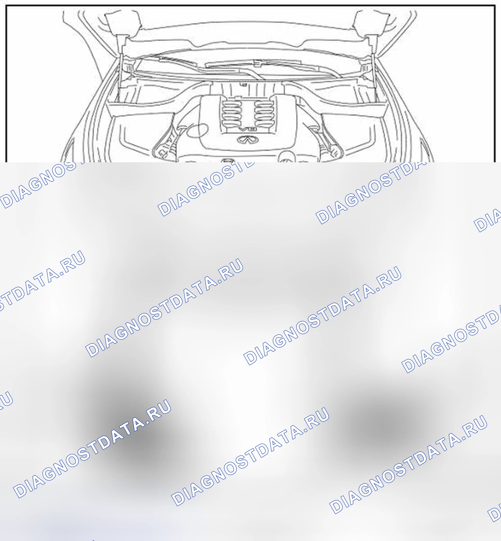 Рис. 292: Расположение компонентов. Infiniti FX37 II рестайлинг