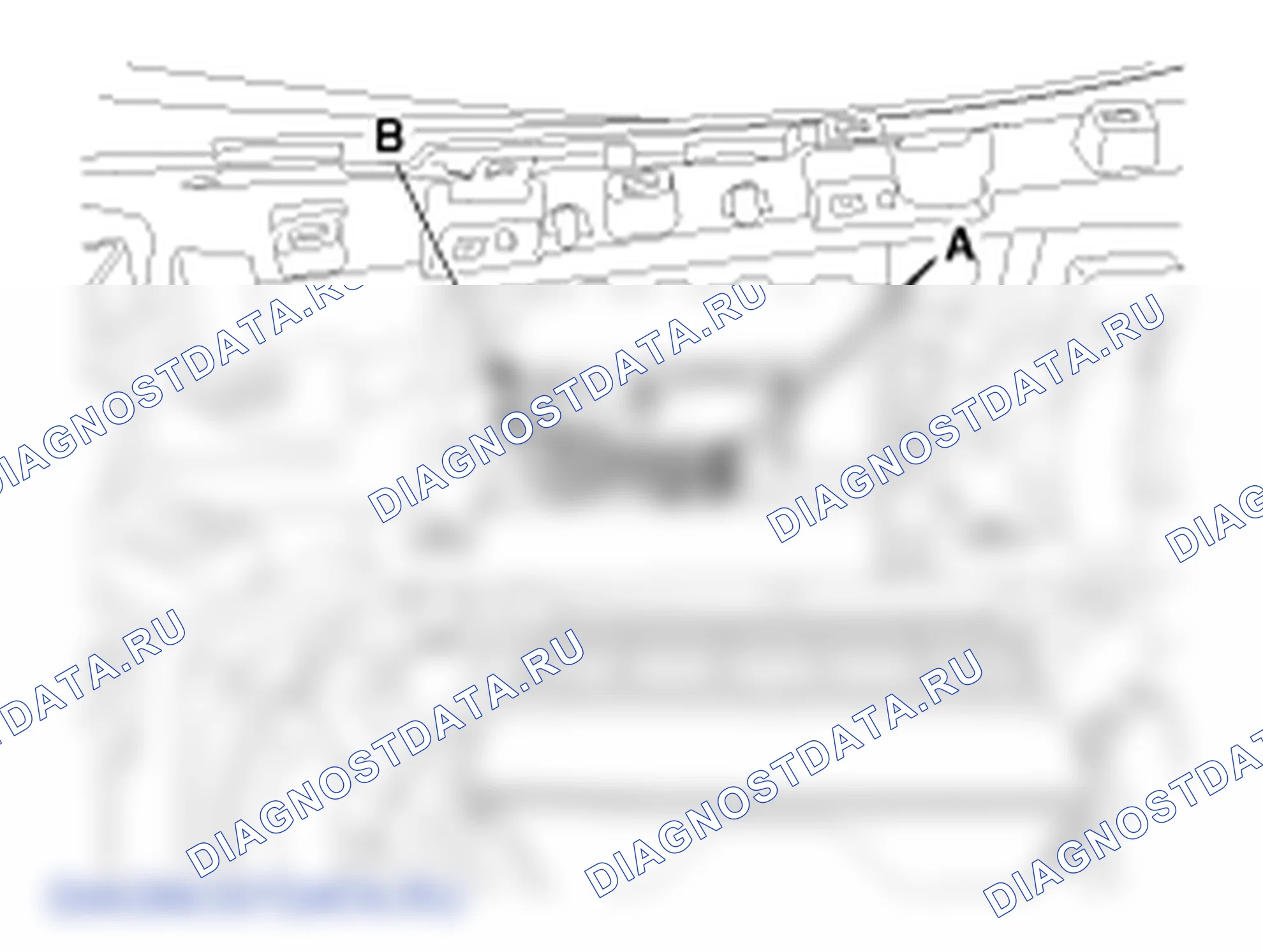 Снятие модуля подушки безопасности для пассажиров (PAB). Hyundai Santafe Sport DMA
