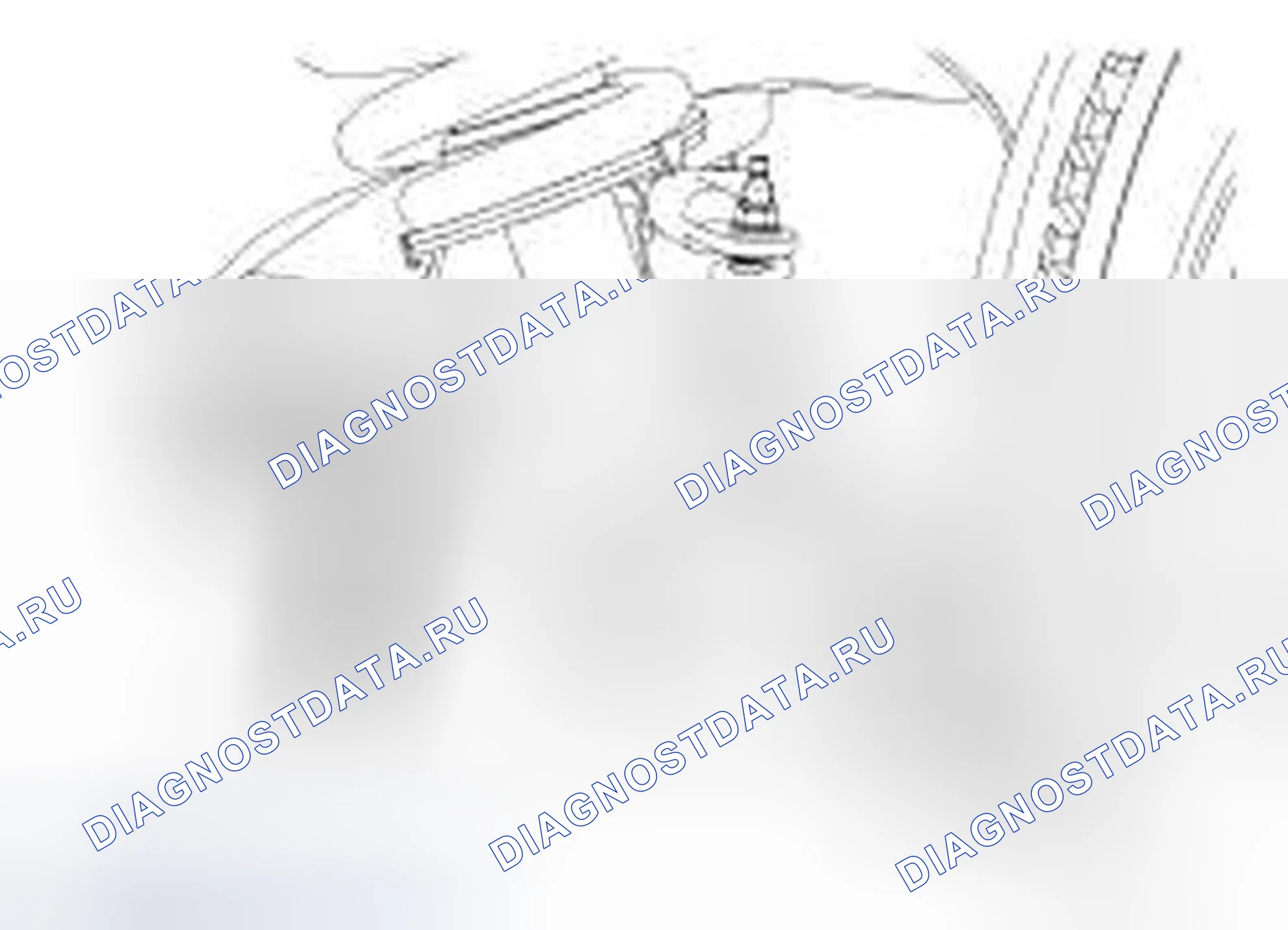 Рис. 13: Регулировка носка спереди. Ford Expedition III