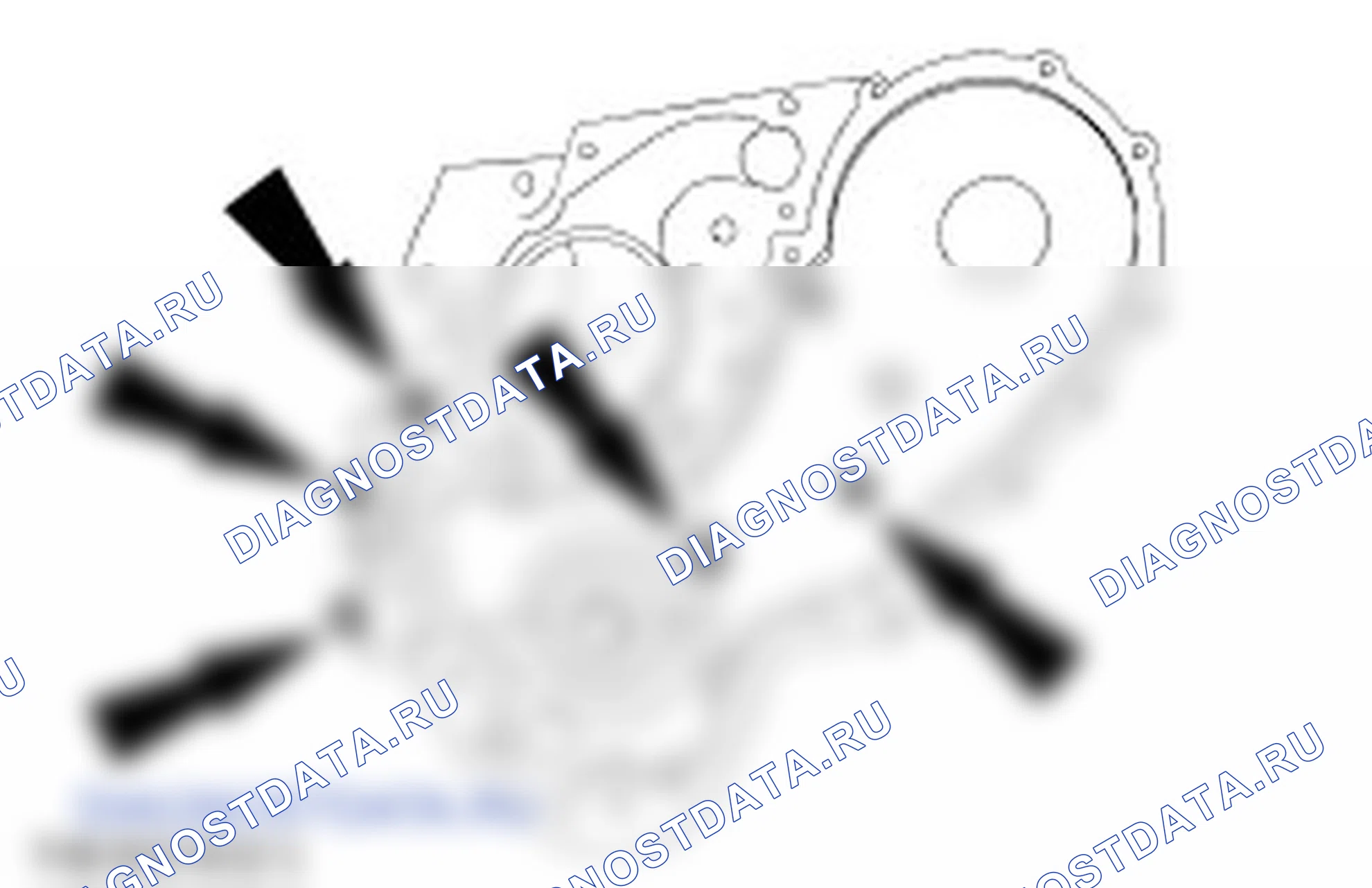 Разборка двигателя. Ford Transit Connect I