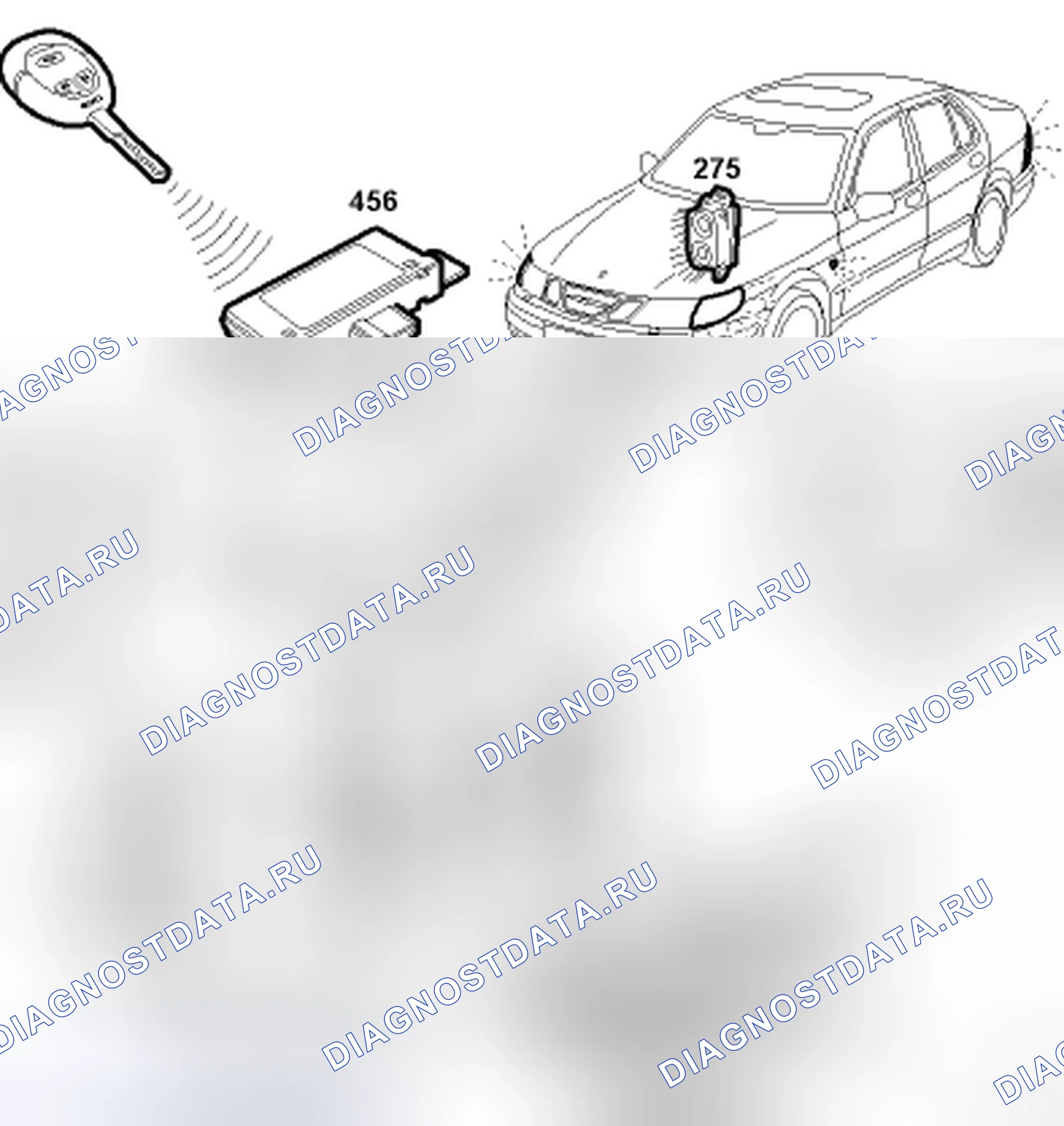Рис. 476: Противоугонная сигнализация (4d). Kia Picanto III