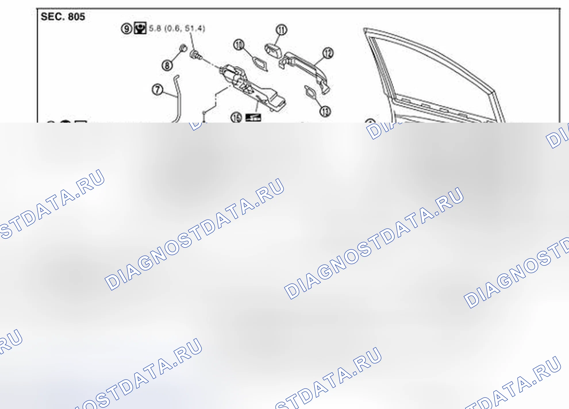 Рис. 79: Расположение компонентов. Honda UR-V I