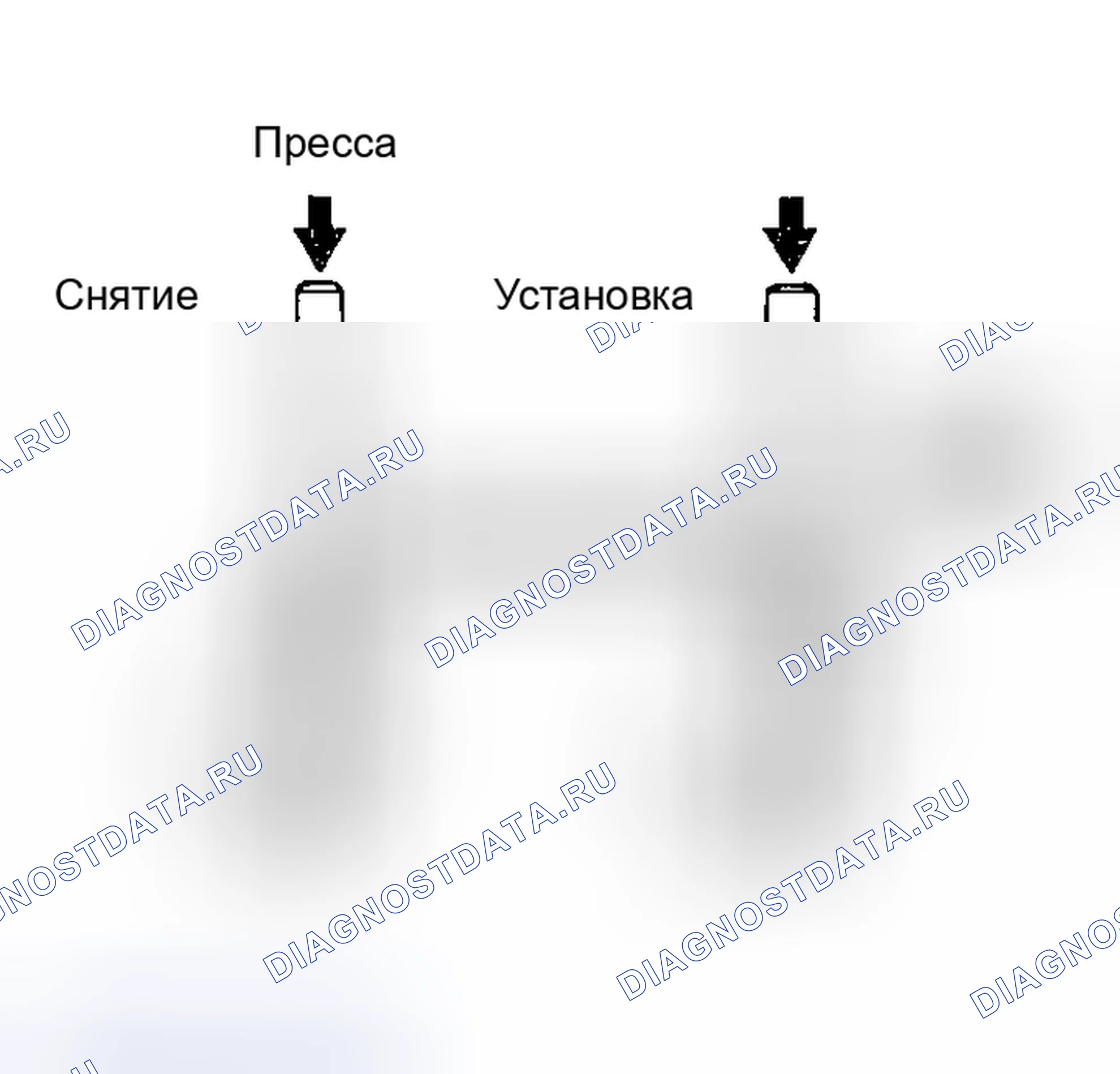 Рис. 373: Замена направляющей клапана. Geely Monjaro I