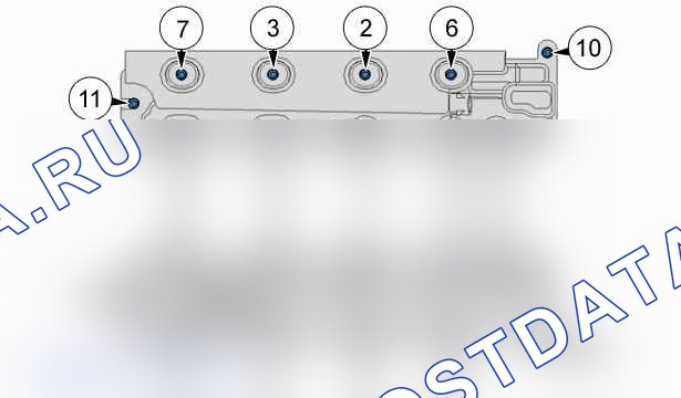 Снятие - установка: Распределительные валы — b1ek0r7d. Citroen C8 I
