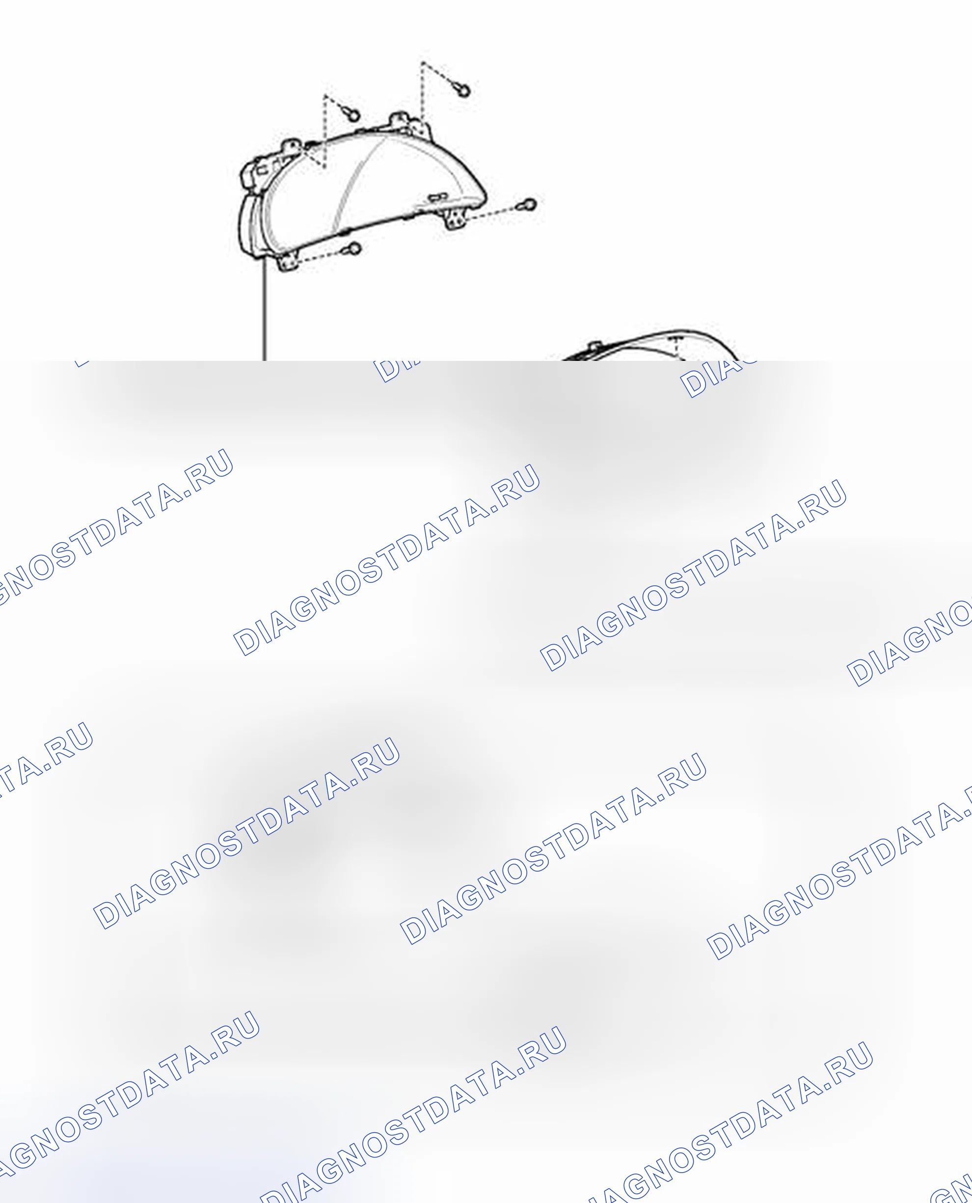 Рис. 123: ИЛЛЮСТРАЦИЯ. Toyota Camry XV40 рестайлинг
