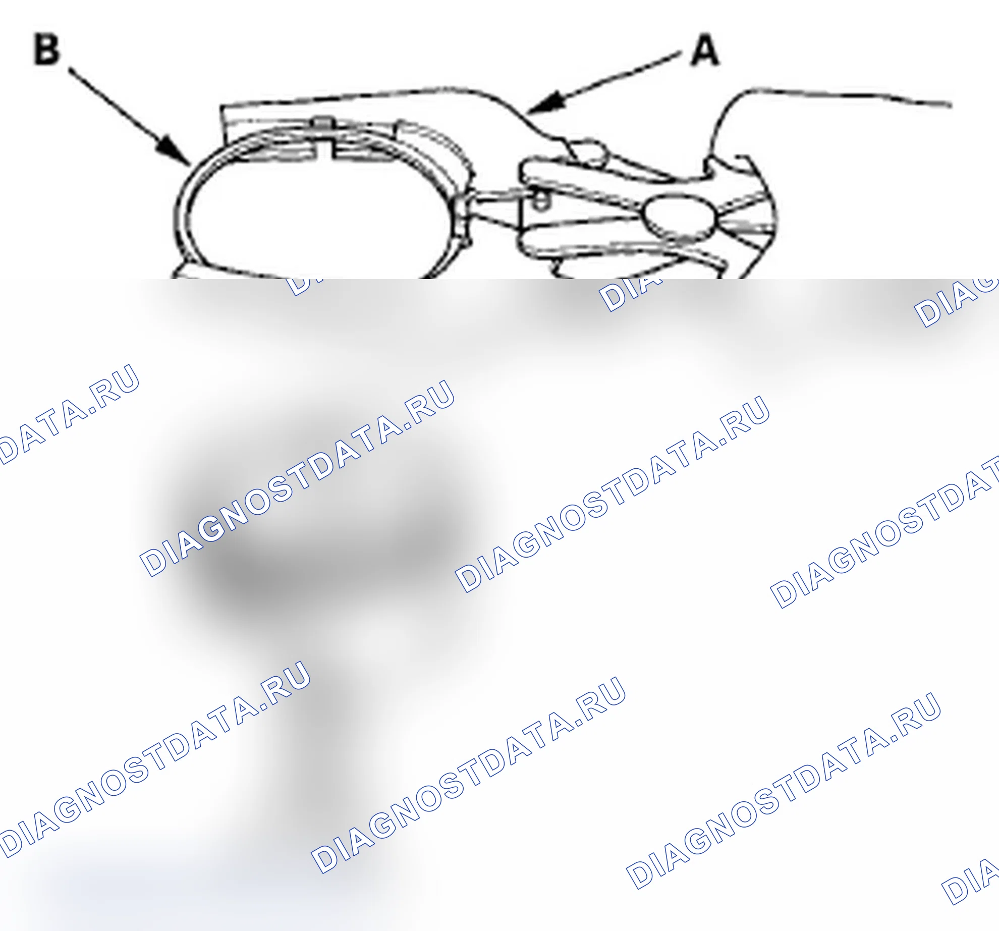 Рис. 289: Замена поршневого кольца. Acura RL II рестайлинг