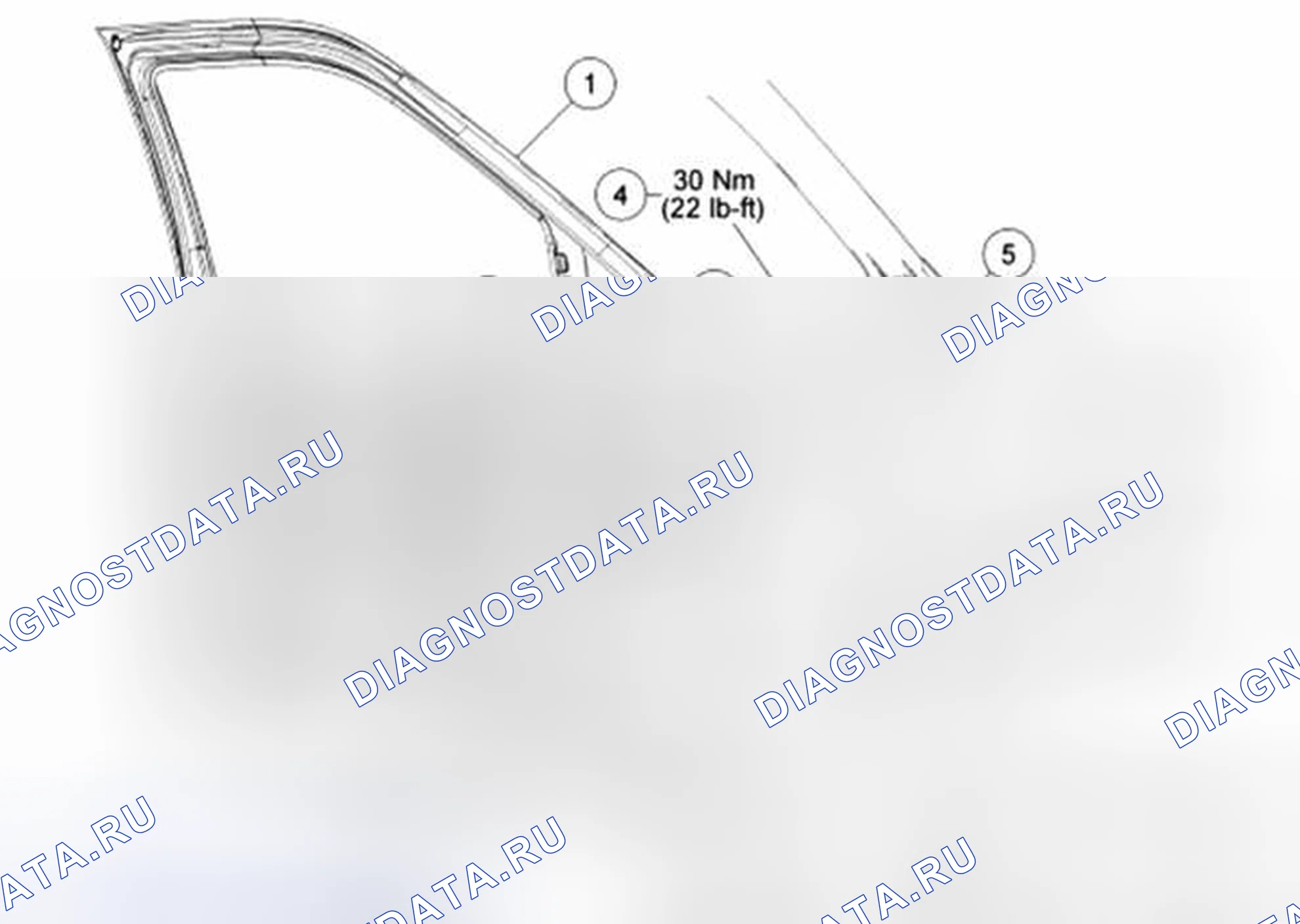 Рис. 18: Дверь. Ford Pickup F250 Super Duty II