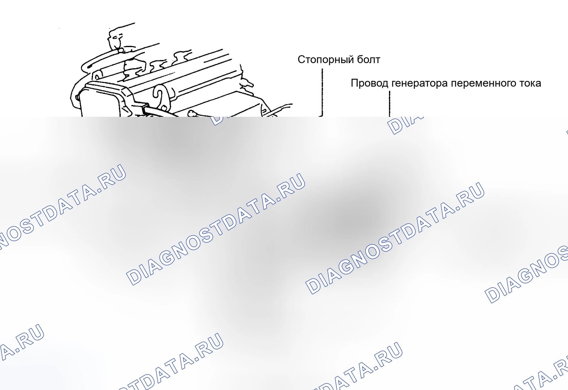 Рис. 3: ПРОКЛАДКА ПРИВОДНОГО РЕМНЯ (CAMRY). Toyota Camry V30