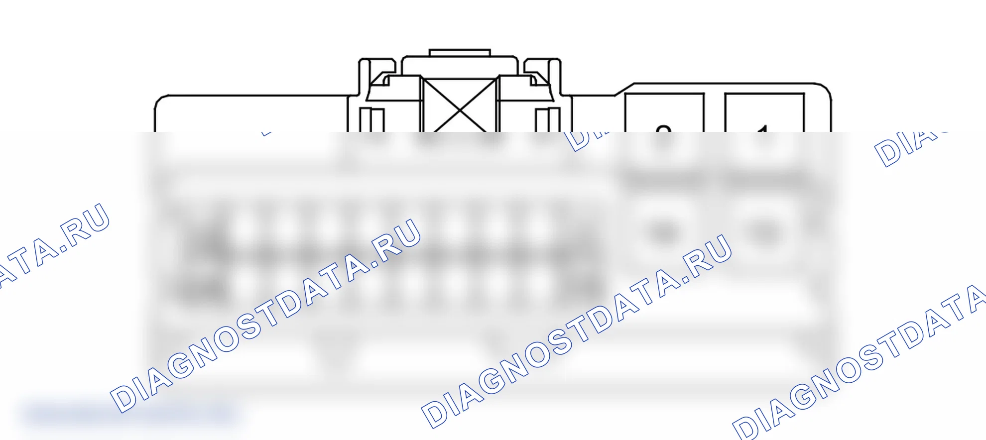 Распиновка разъёма E25-X01(A) — внешний вид и назначение контактов. Tank 300 I