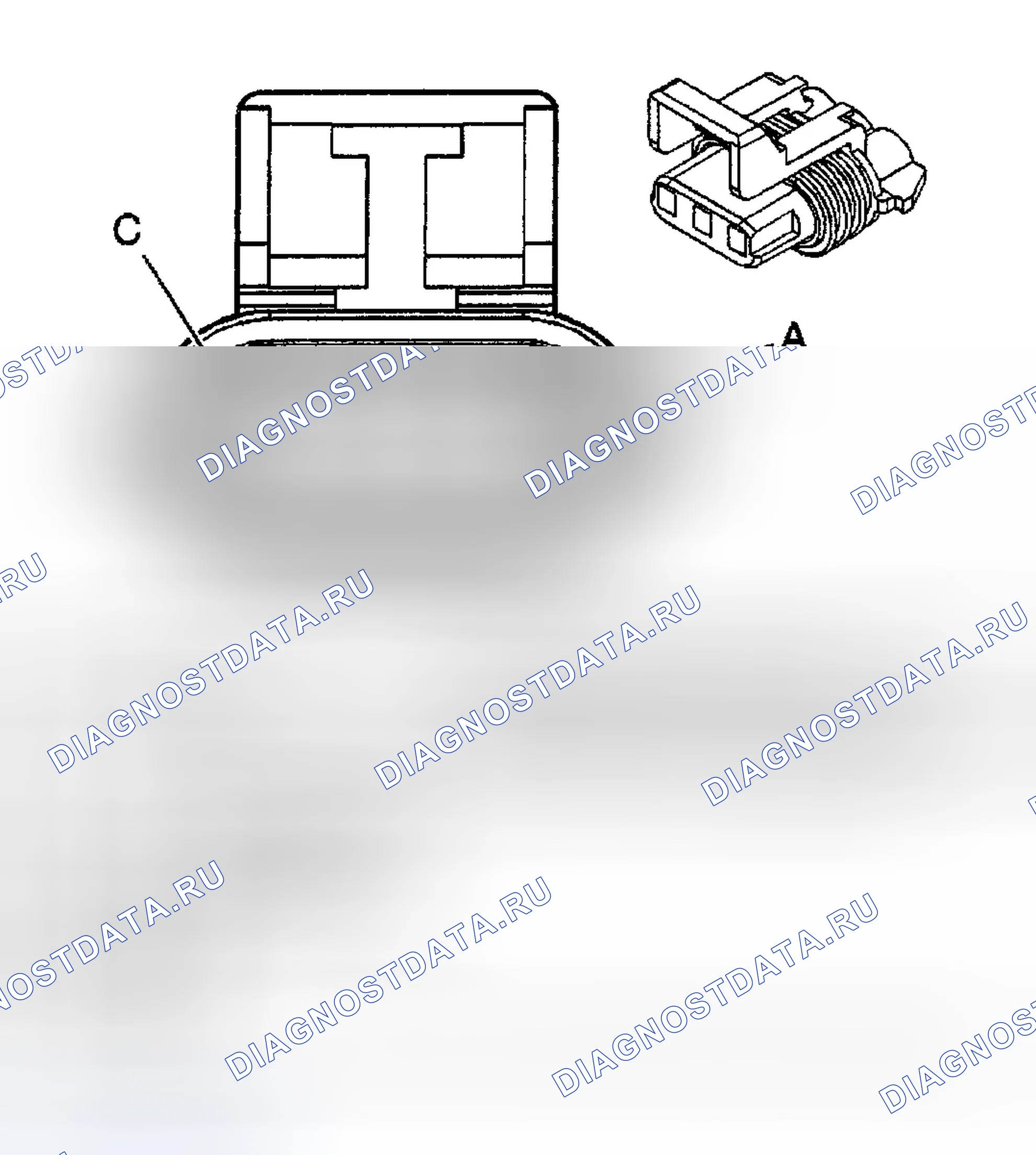 Рис. 170: ИДЕНТИФИКАЦИЯ СОЕДИНИТЕЛЯ. Chevrolet Chevy Express H2500 